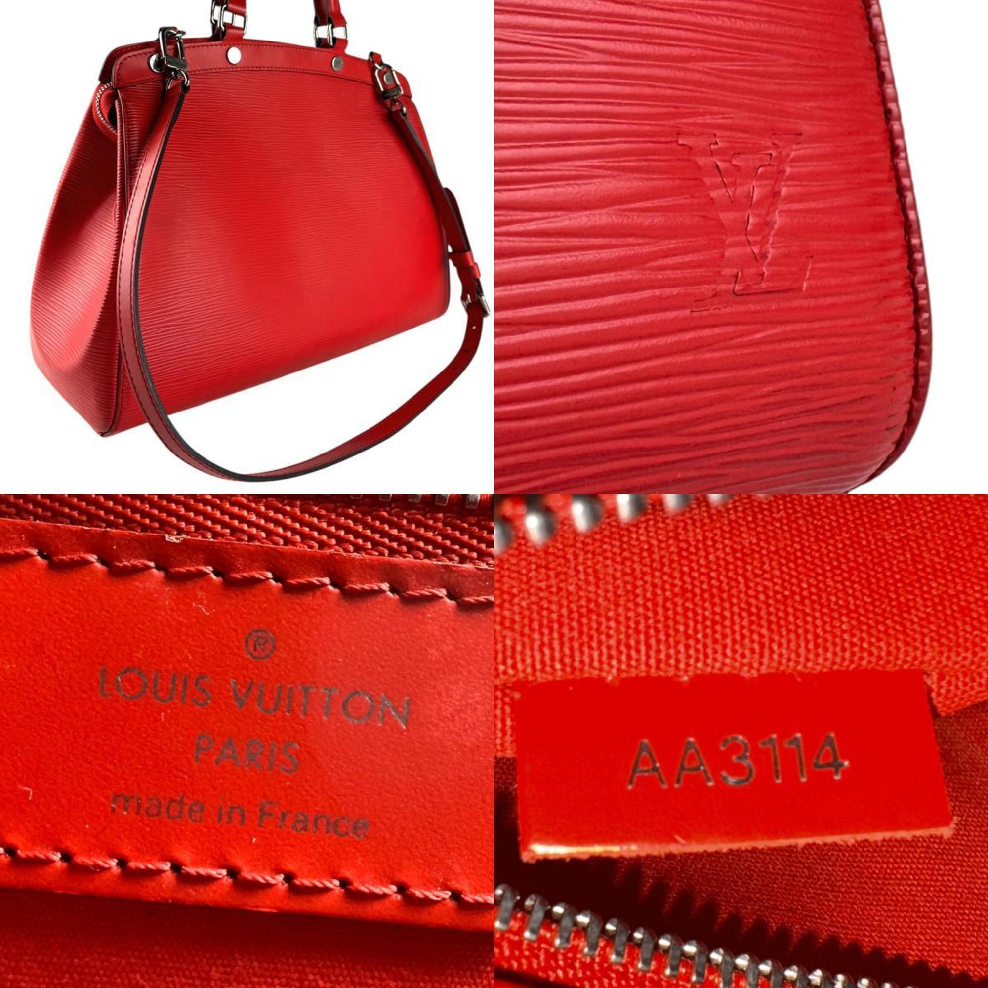 Louis Vuitton Red Color Epi Leather Handbag Shoulder Bag