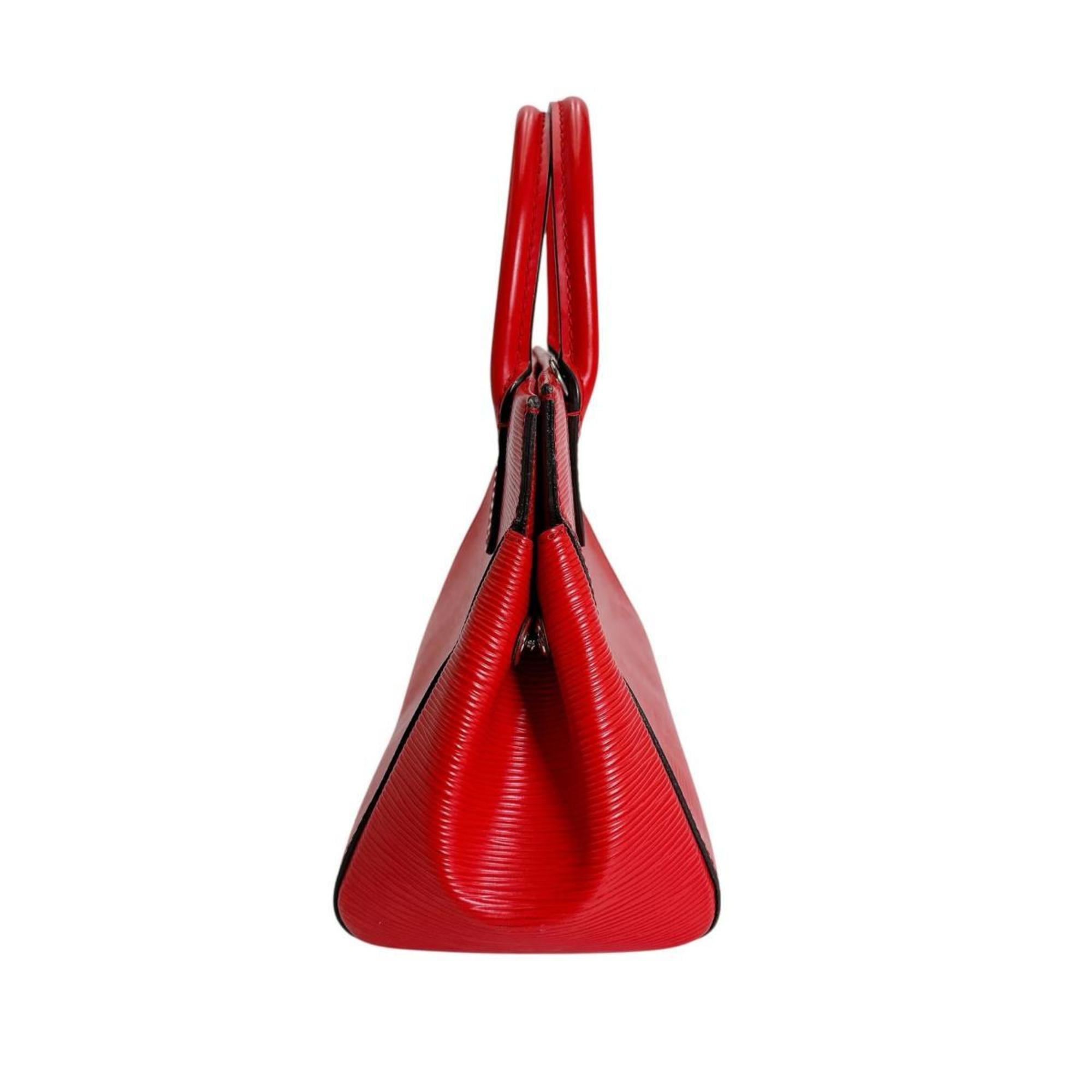 Louis Vuitton Red Color Epi Leather Handbag