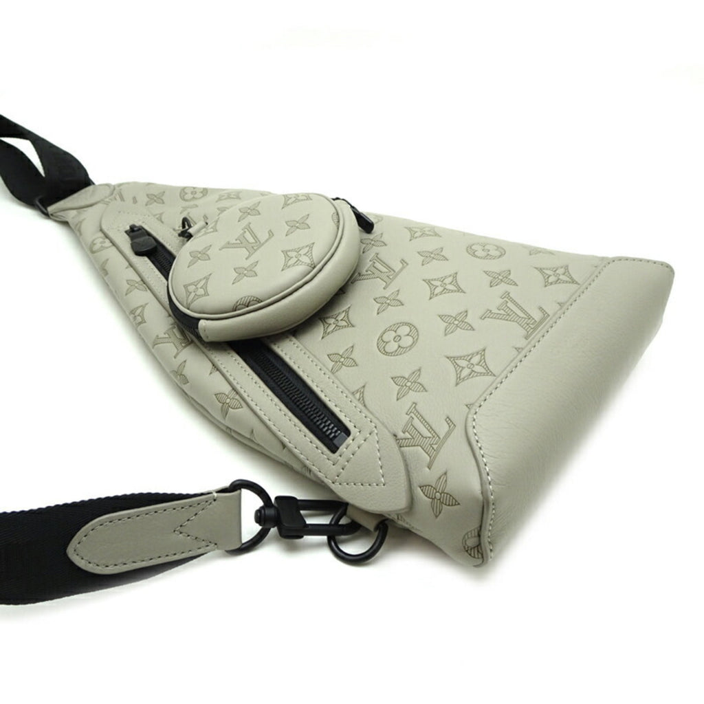 Louis Vuitton Gray Sable Monogram Shadow Pouch Sling Bag