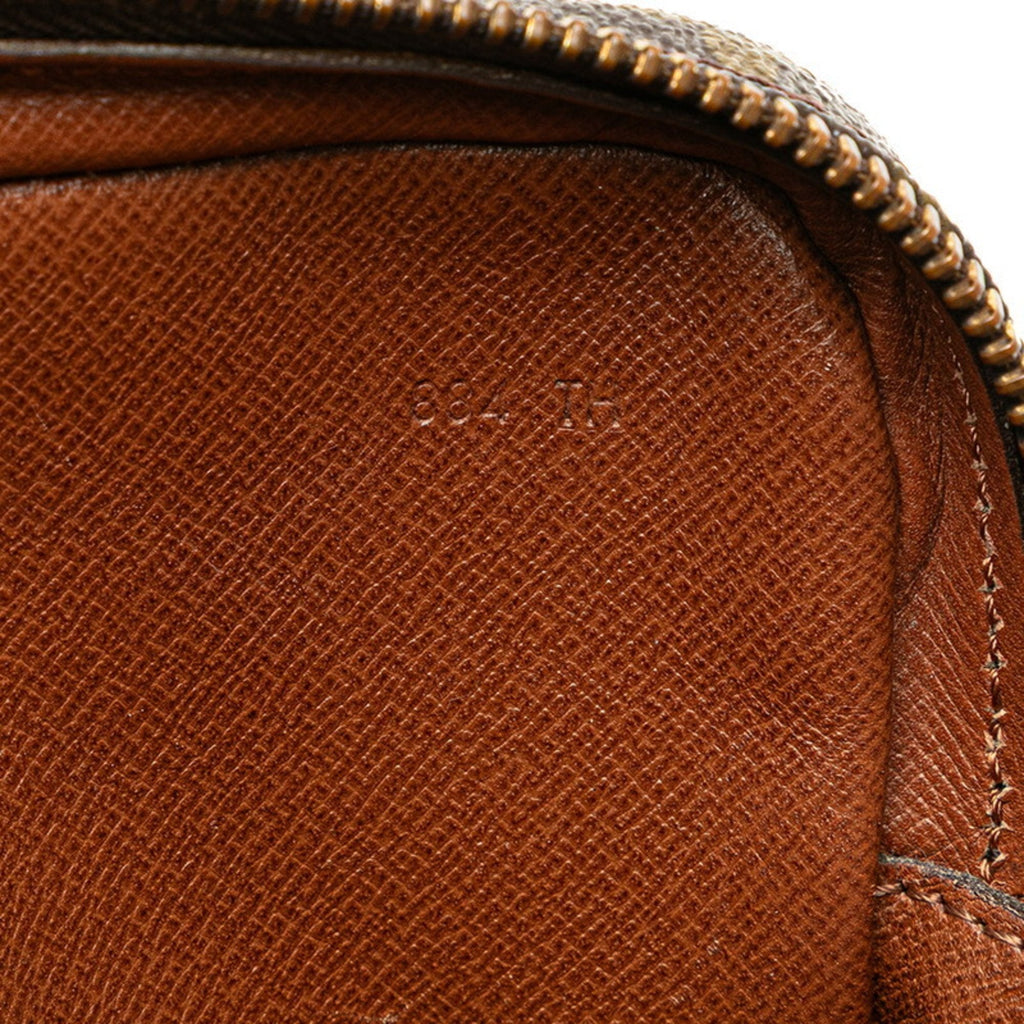 Louis Vuitton Brown Pvc Leather Pochette Shoulder Bag