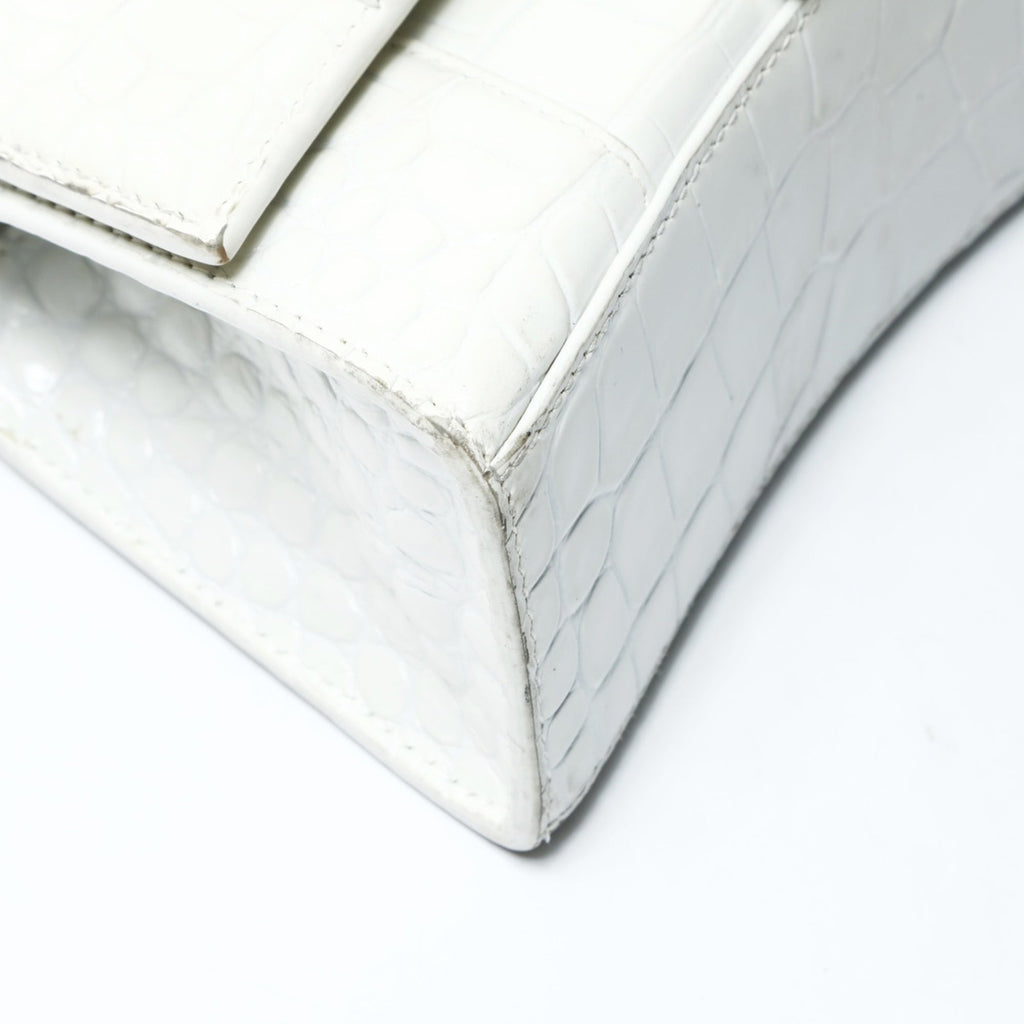Balenciaga White Leather Shoulder