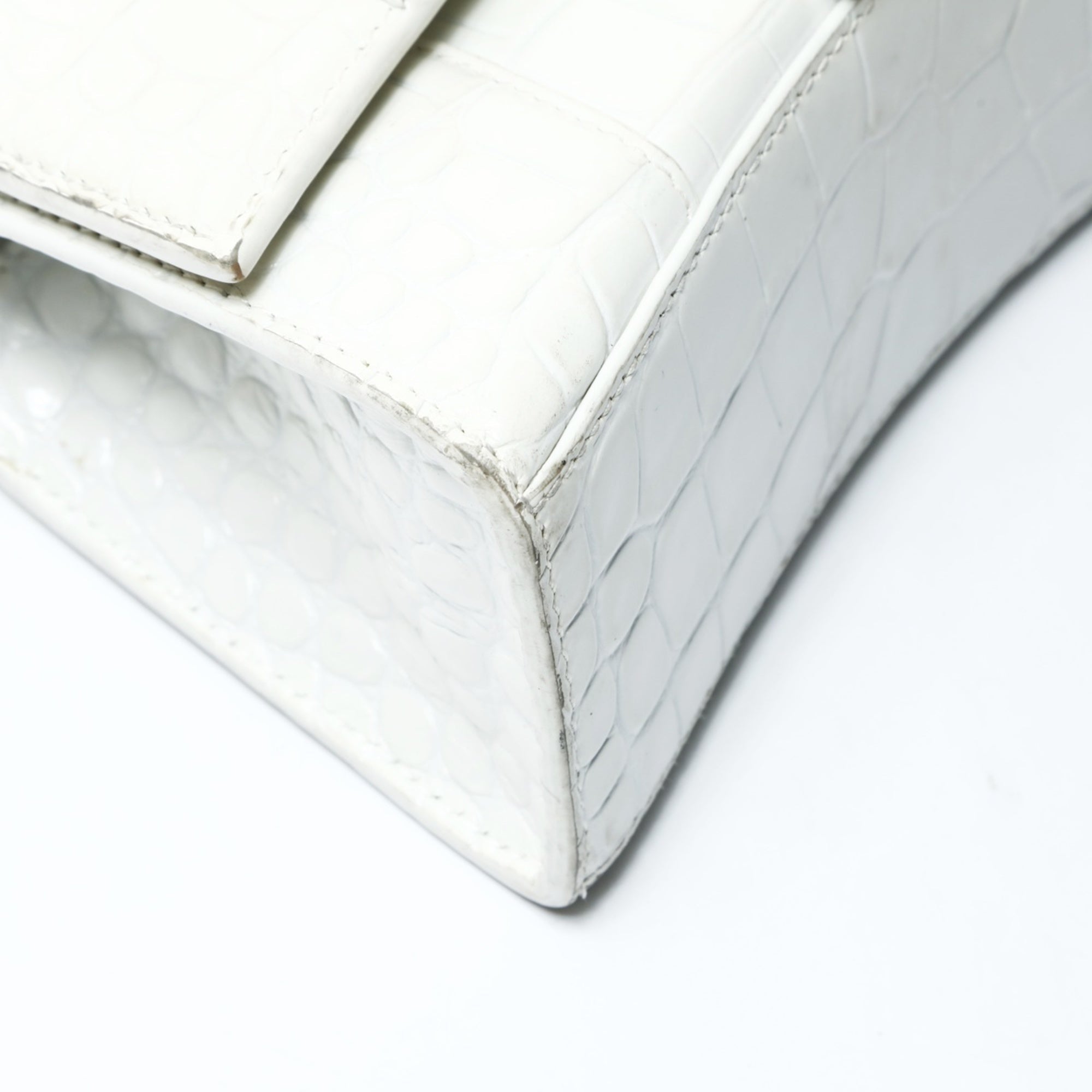 Balenciaga White Leather Shoulder