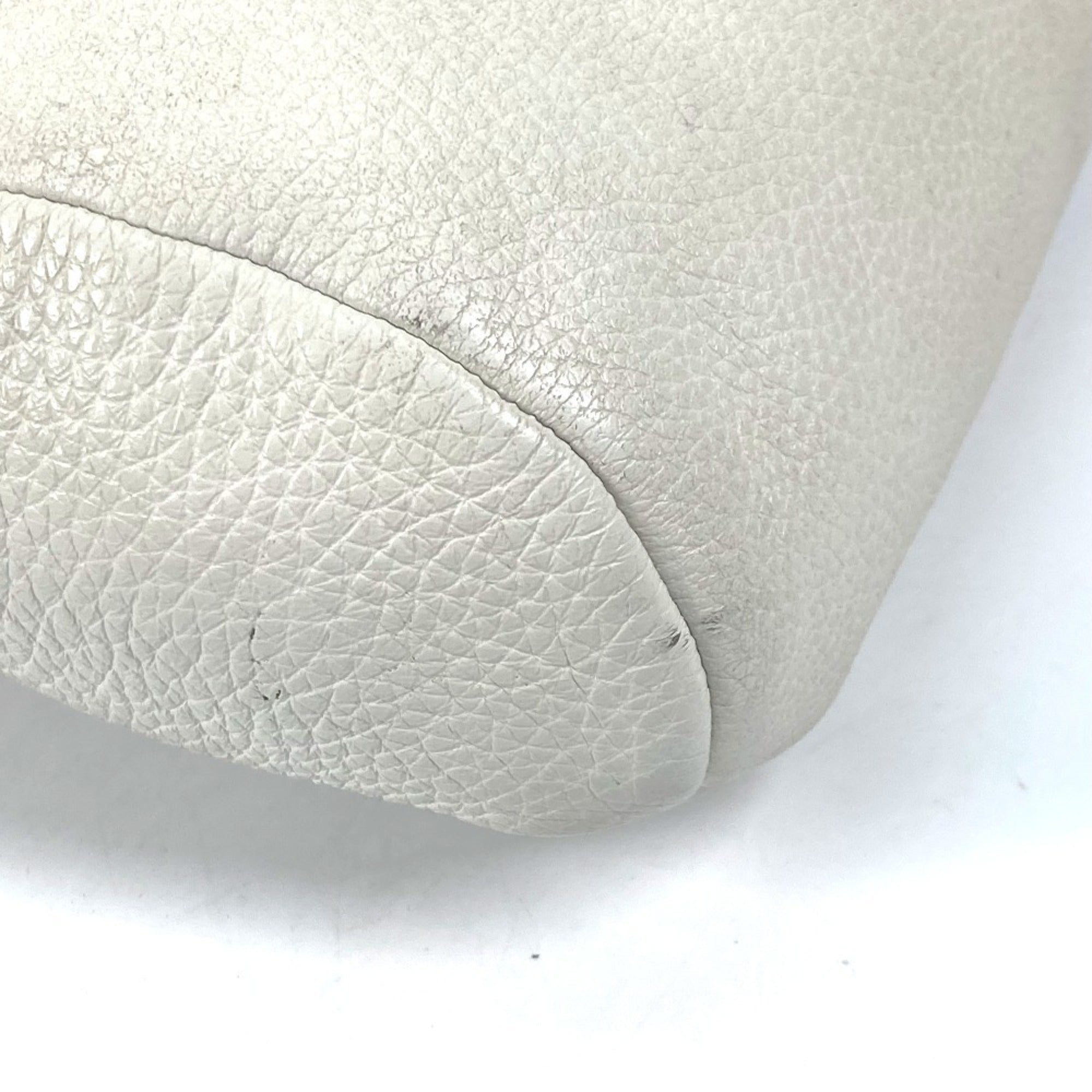 Prada Off-White White Leather Shoulder Bag Sling Bag