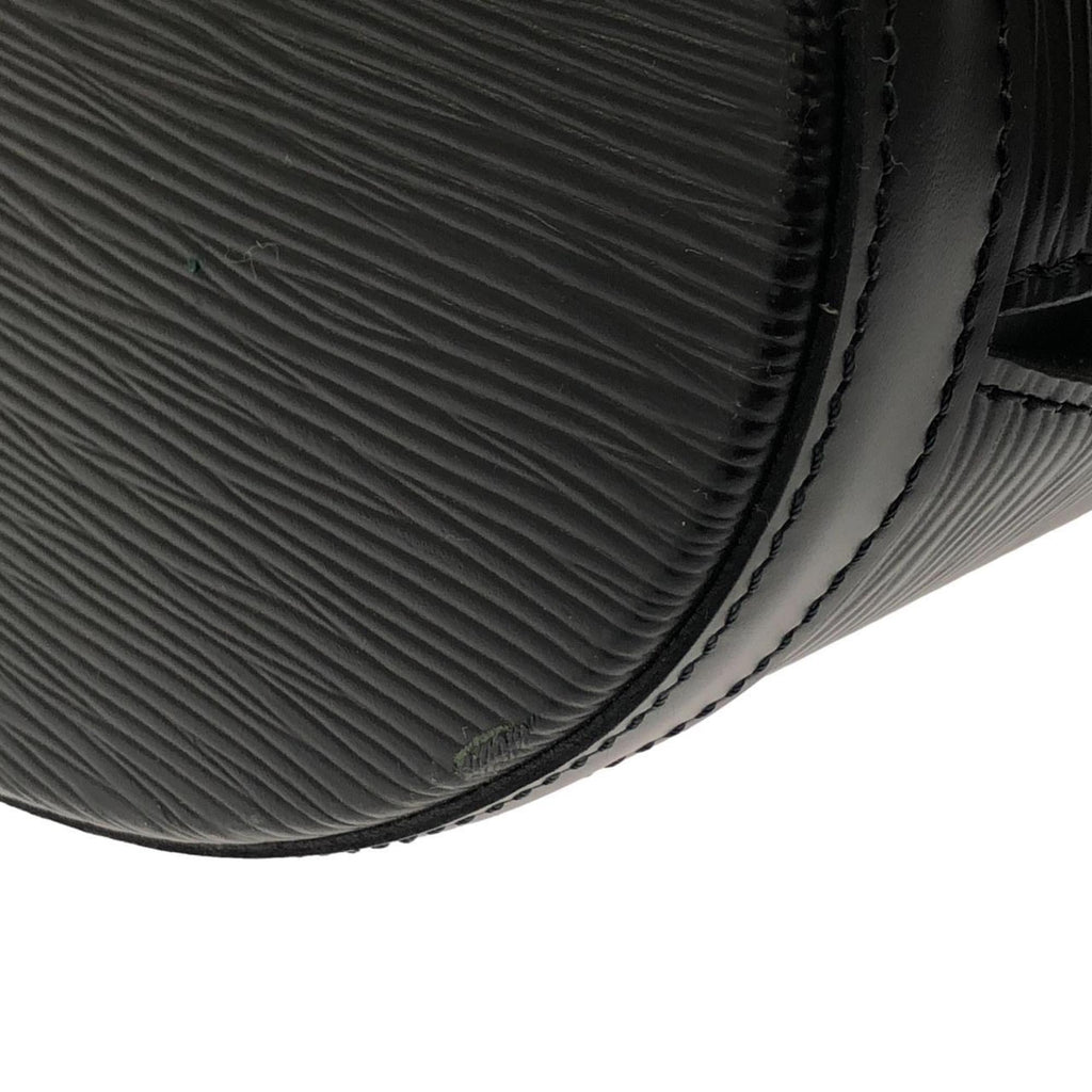 Louis Vuitton Black Leather Shoulder Bag