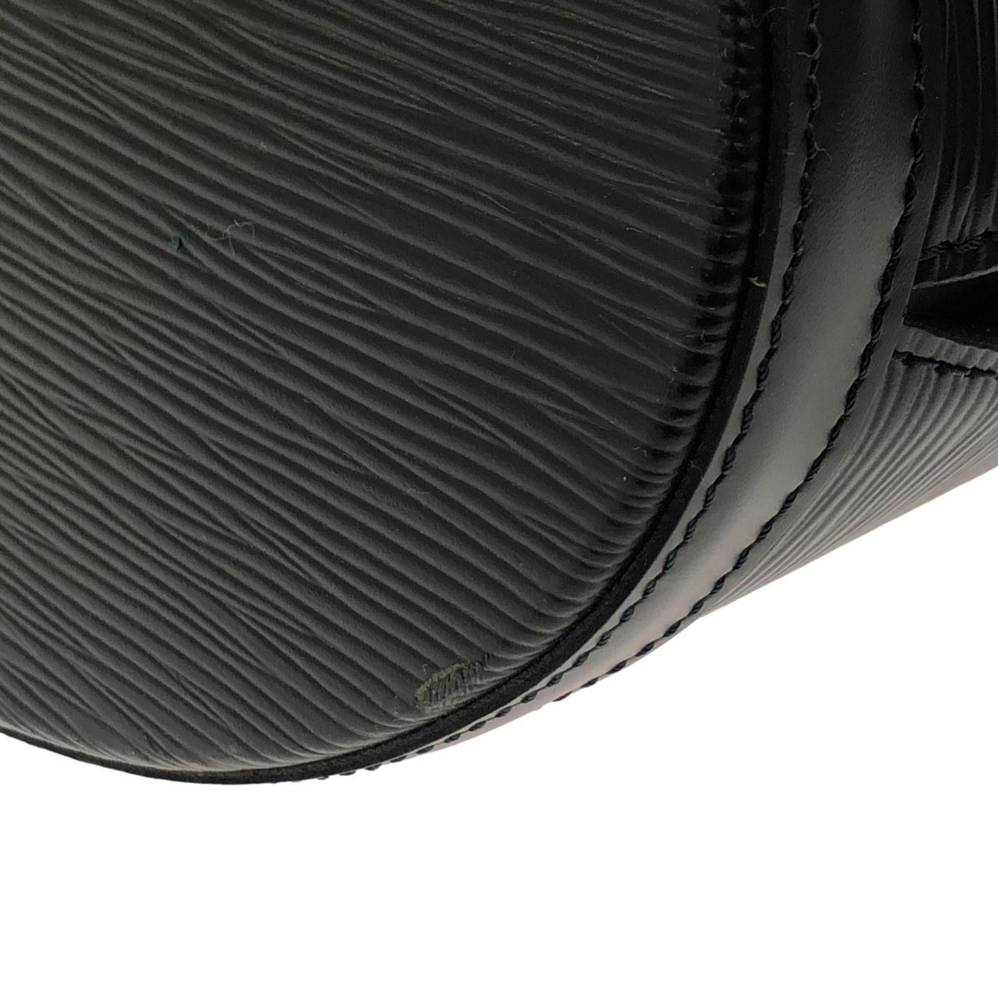 Louis Vuitton Black Leather Shoulder Bag