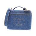 Chanel Blue Denim Handbag