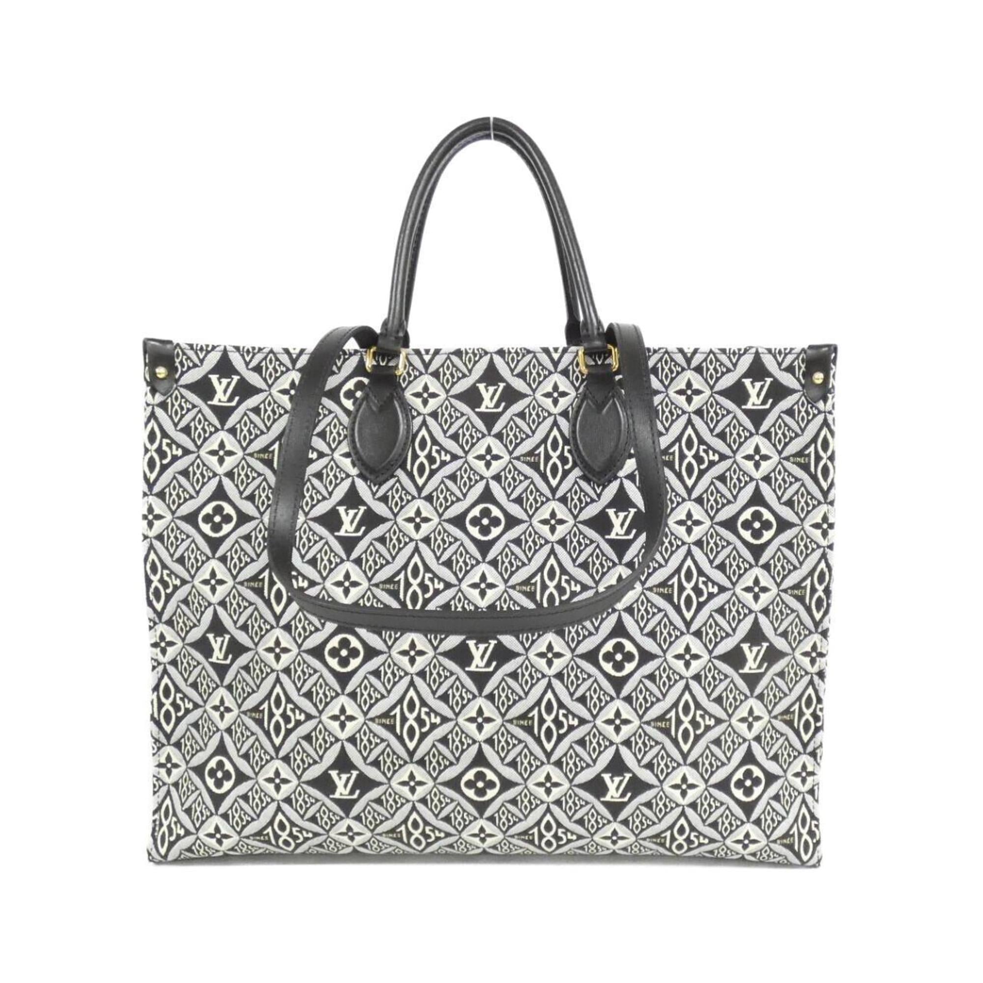 Louis Vuitton Gris Jacquard Handbag