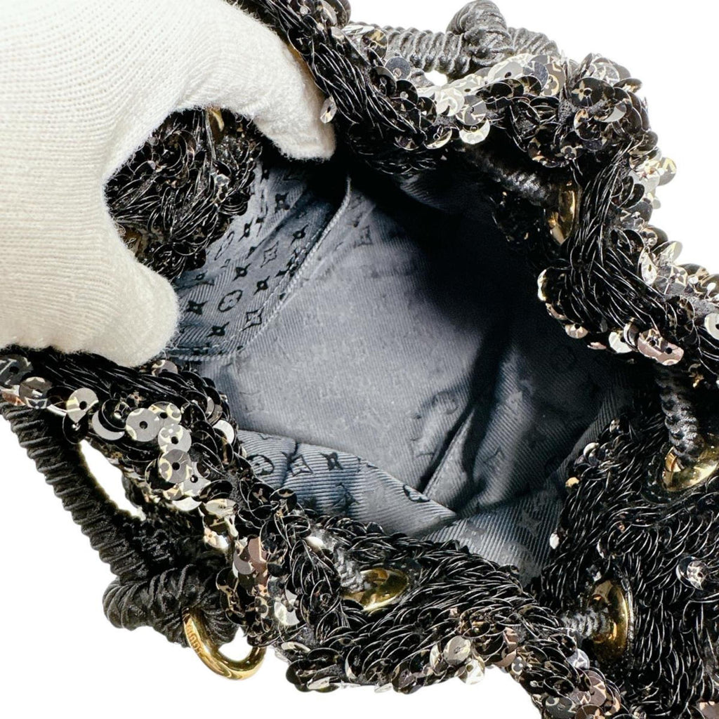 Louis Vuitton Black Spangles Handbag