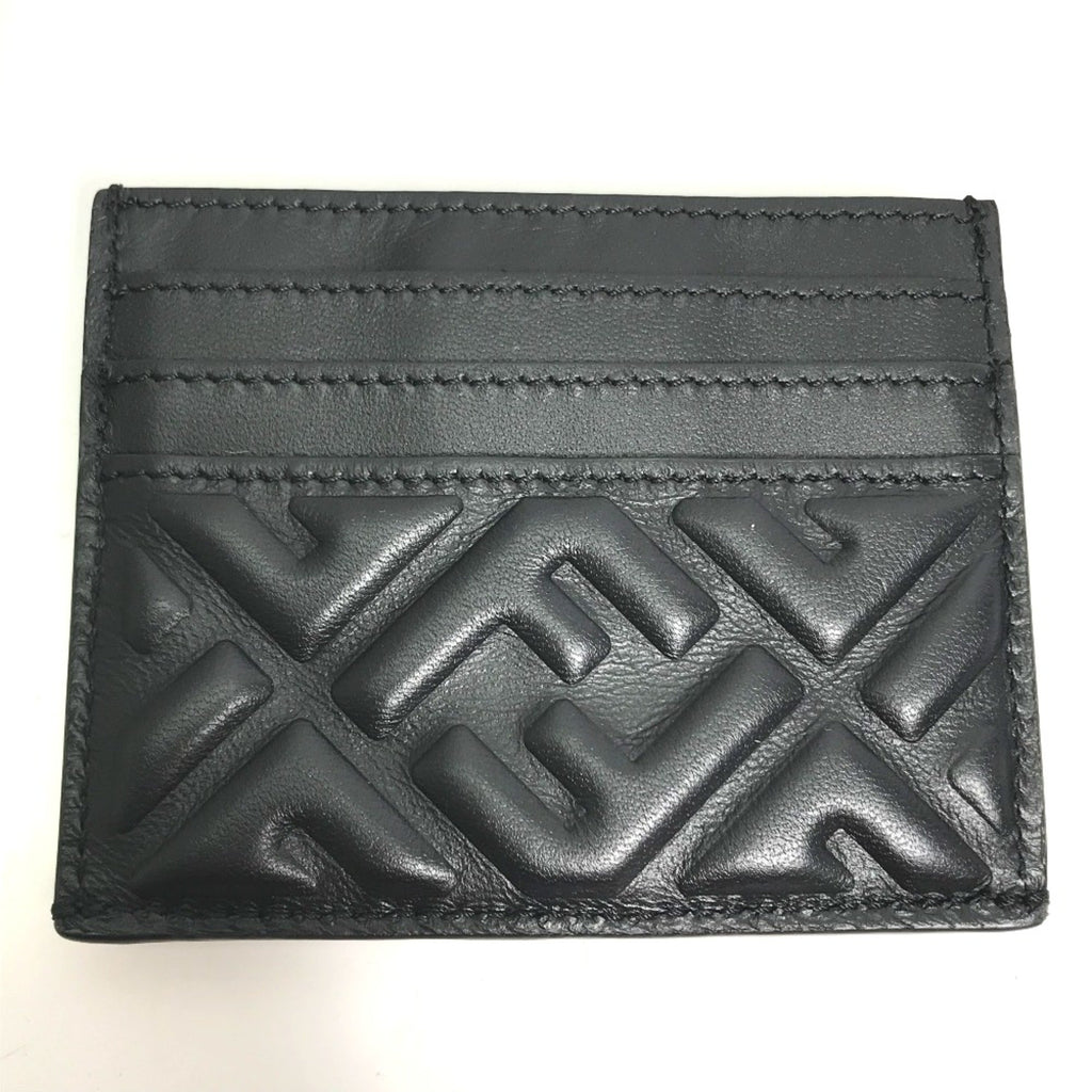 Fendi Black Leather Coin Purse/Coin Case