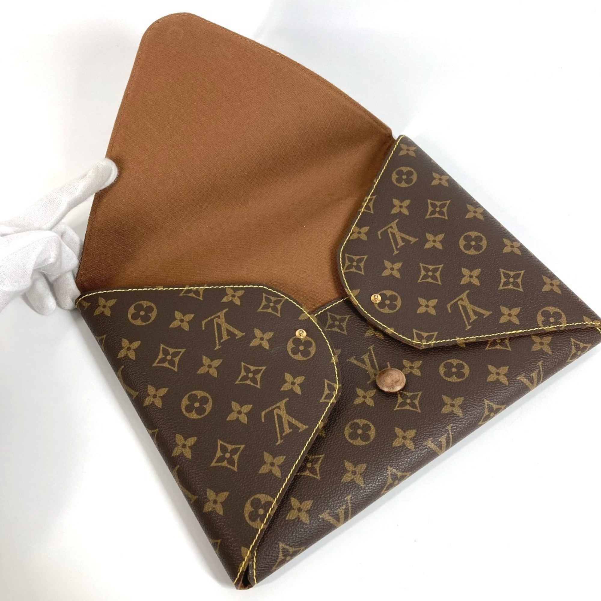 Louis Vuitton Monogram Brown Monogram Clutch Bag