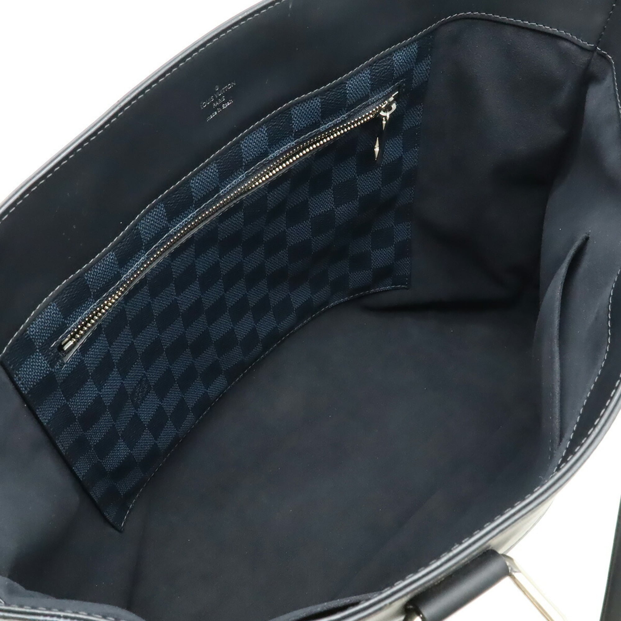 Louis Vuitton Damier Cobalt Black Blue Pvc Shoulder Bag Tote Bag