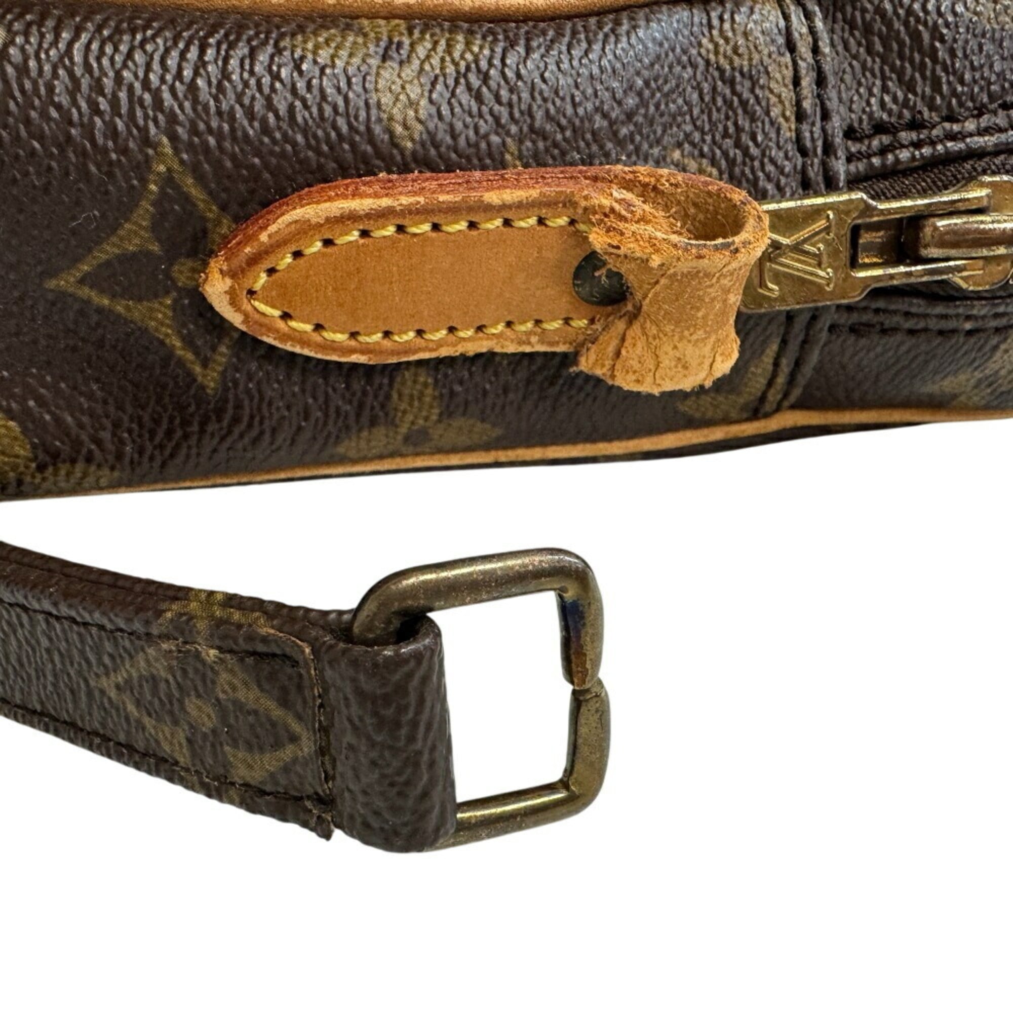 Louis Vuitton Monogram Brown Leather Shoulder Bag