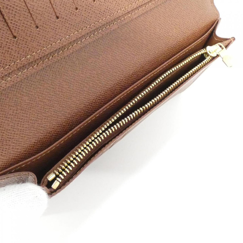 Louis Vuitton Brown Coated Canvas Long Wallet