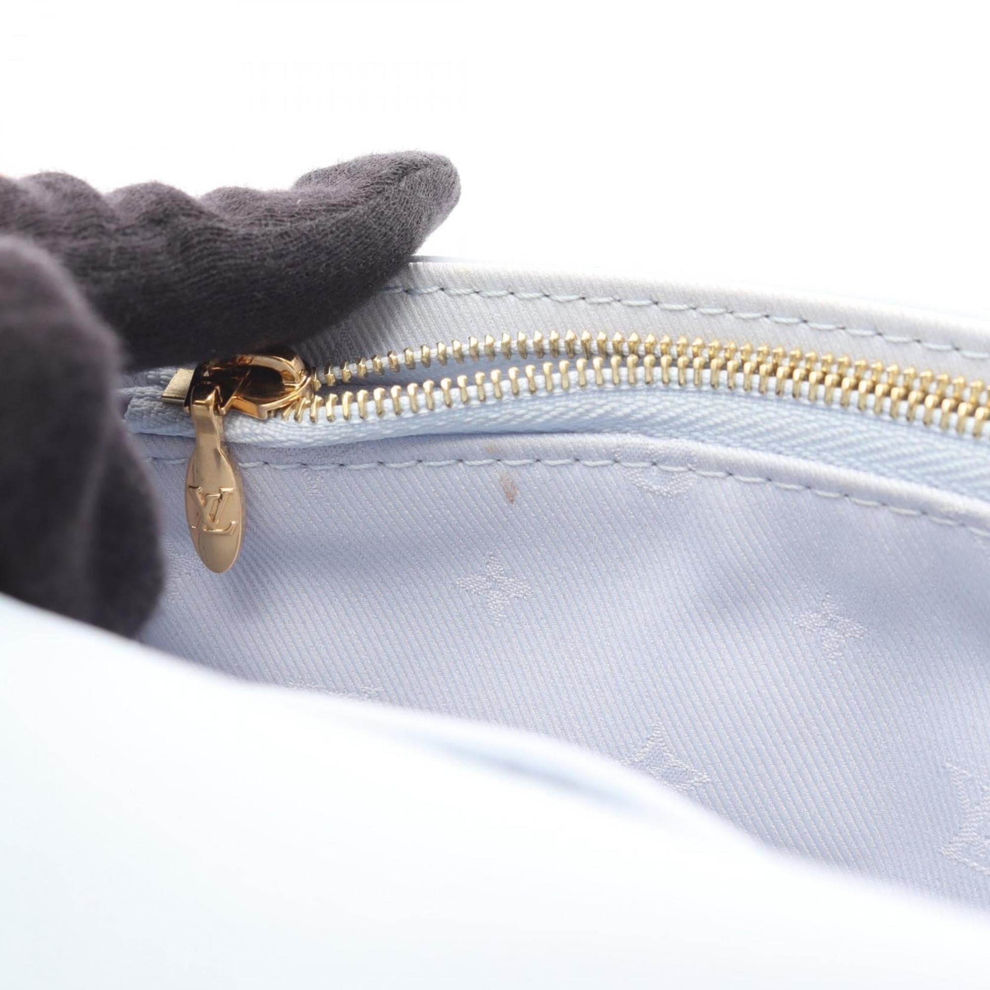 Louis Vuitton Blue Leather Shoulder Bag