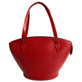 Louis Vuitton Red Color Epi Leather Tote Bag