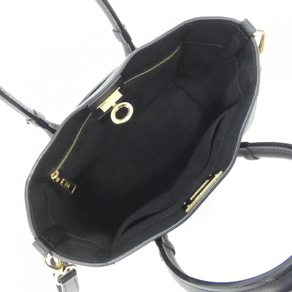 Louis Vuitton Black Coated Canvas Leather Handbag