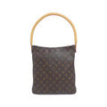 Louis Vuitton Brown Coated Canvas Shoulder Bag