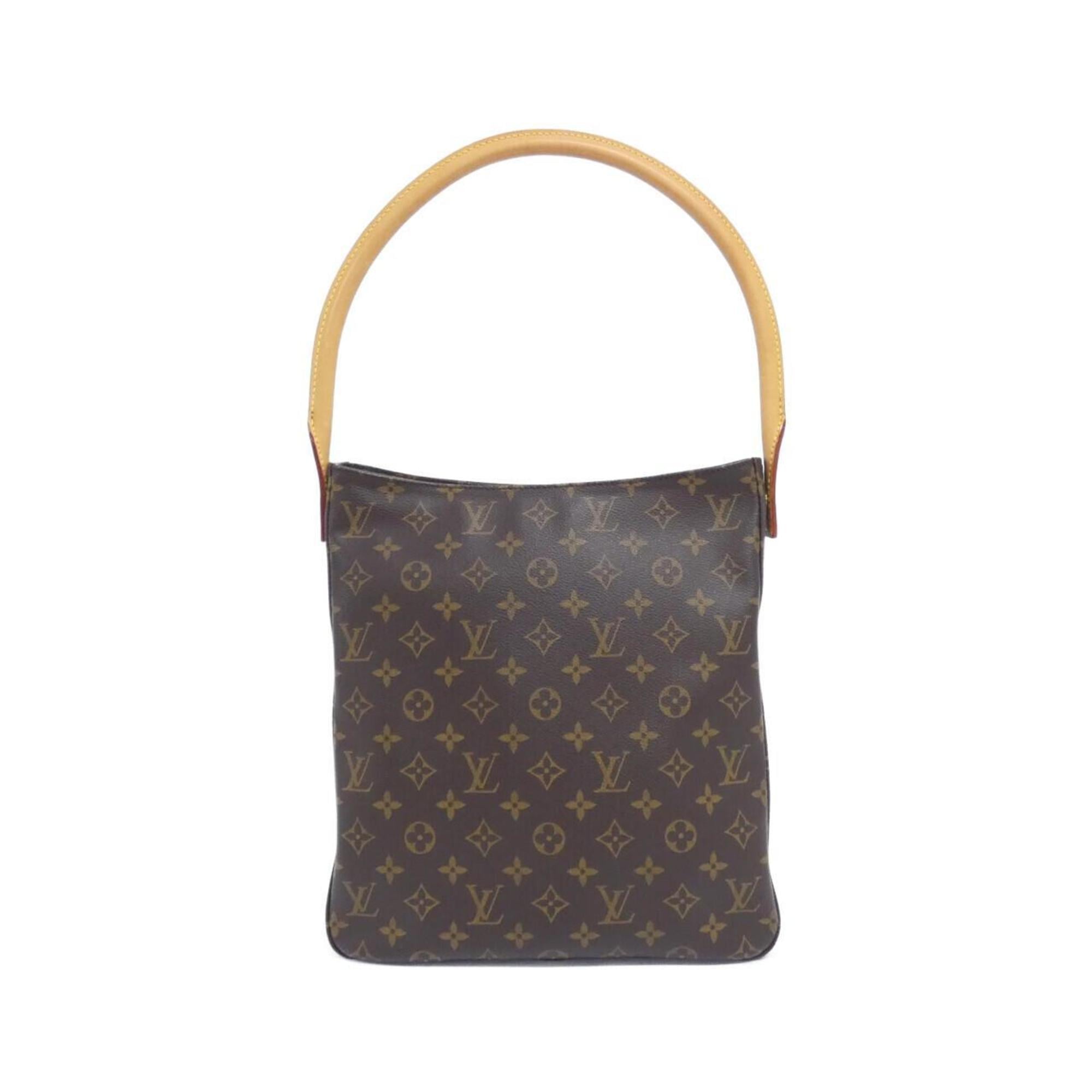 Louis Vuitton Brown Coated Canvas Shoulder Bag