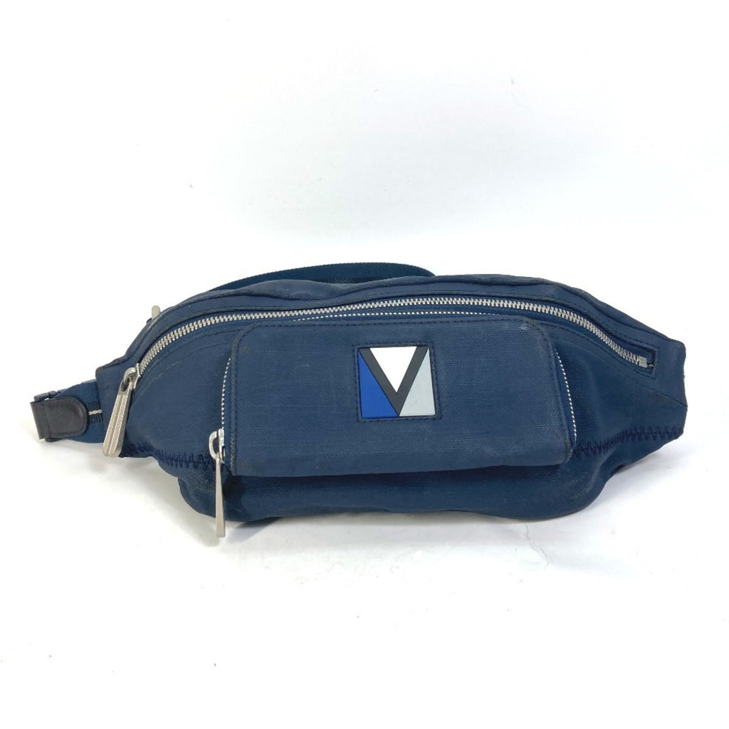 Louis Vuitton Blue Metal Sling Bag