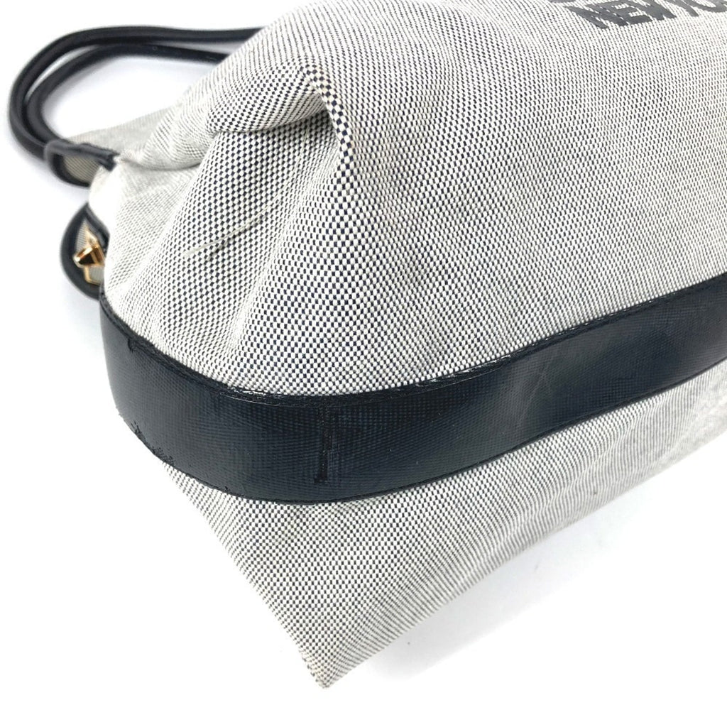 Louis Vuitton Black Galle Yellow Leather Canvas Boston Bag Shoulder Bag Tote Bag