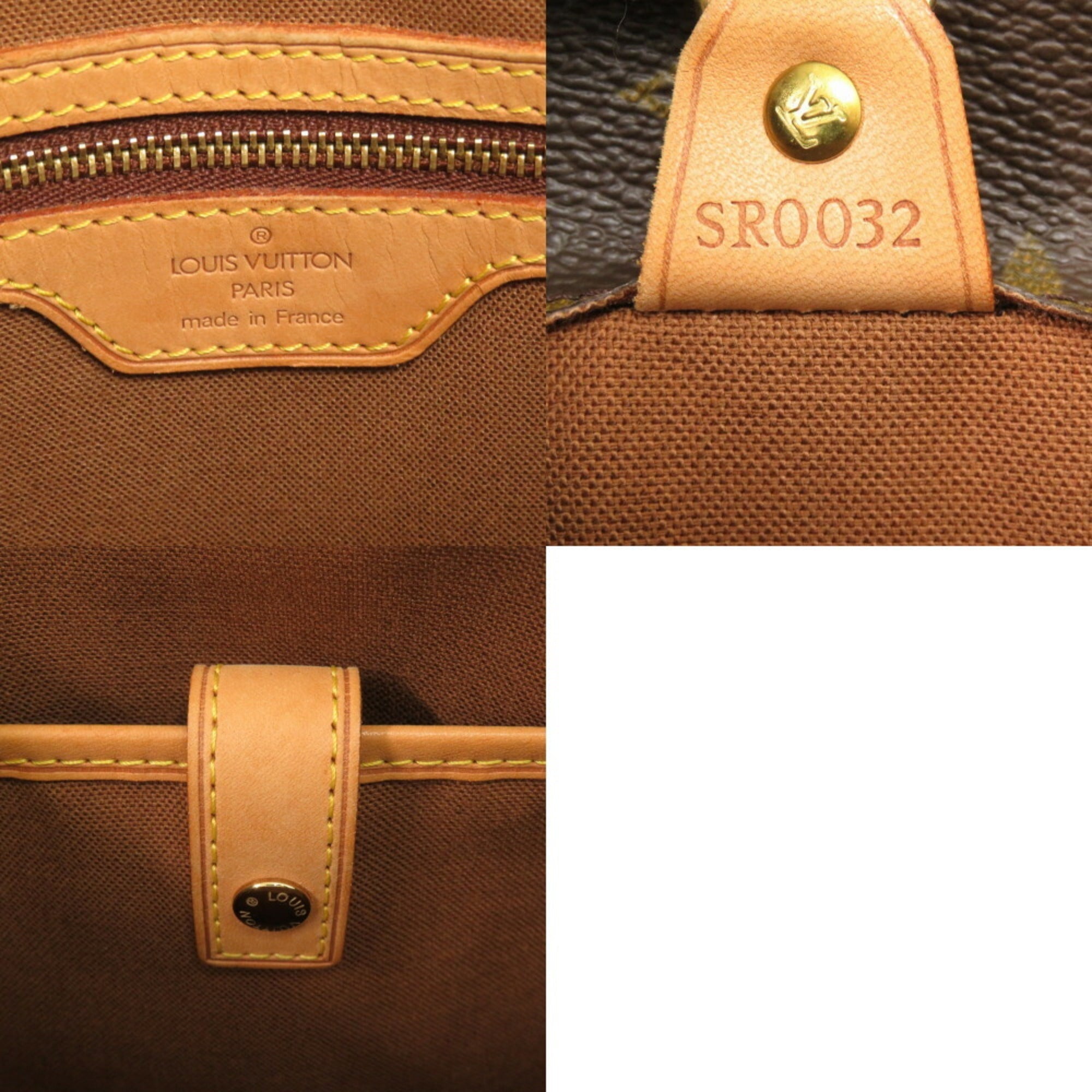Louis Vuitton Brown Monogram Tote Bag