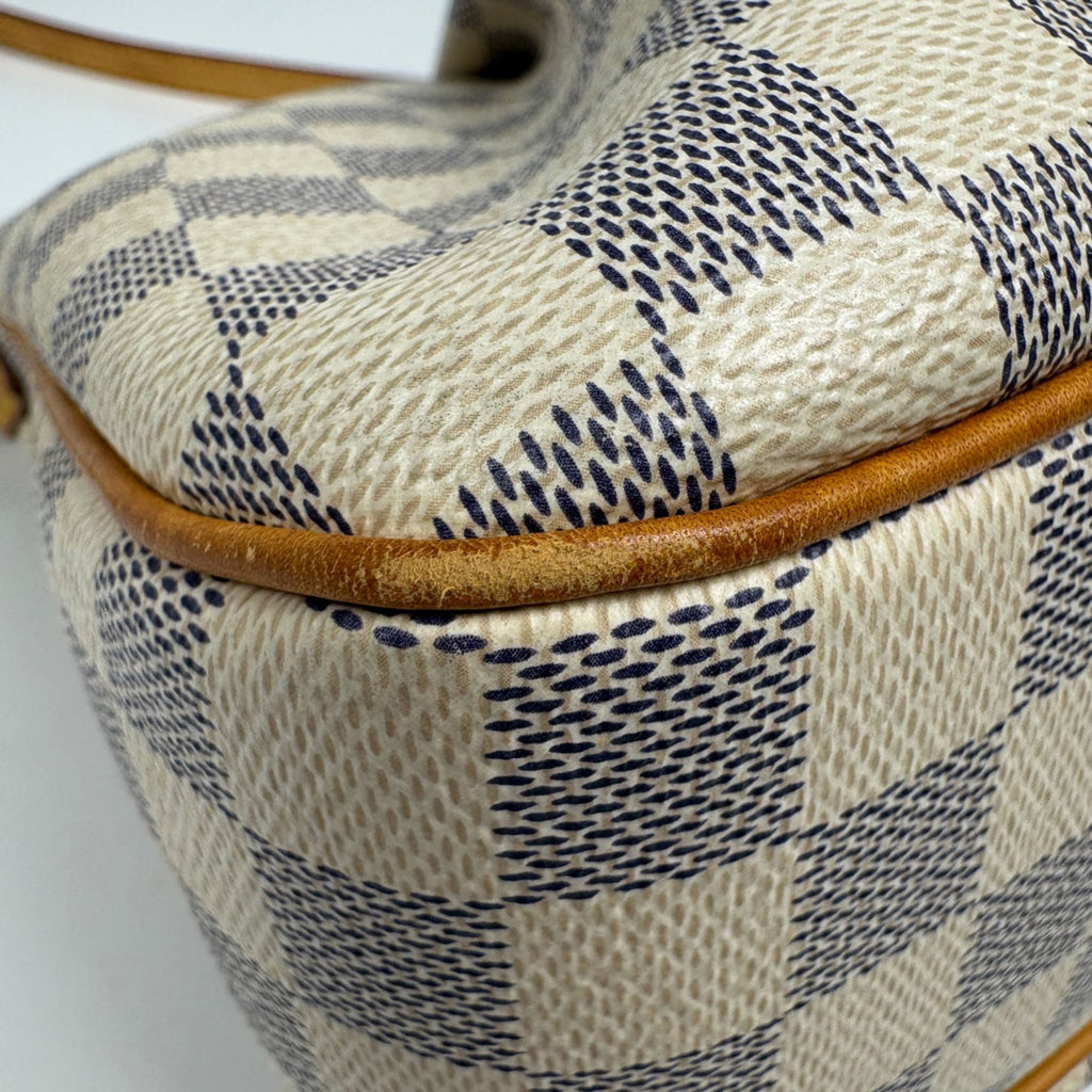 Louis Vuitton White Damier Azur Shoulder Bag