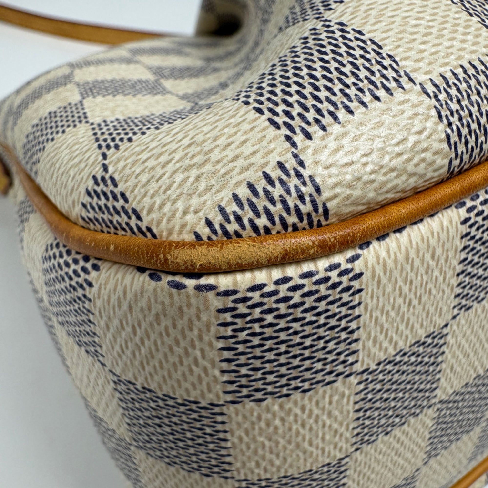 Louis Vuitton White Damier Azur Shoulder Bag