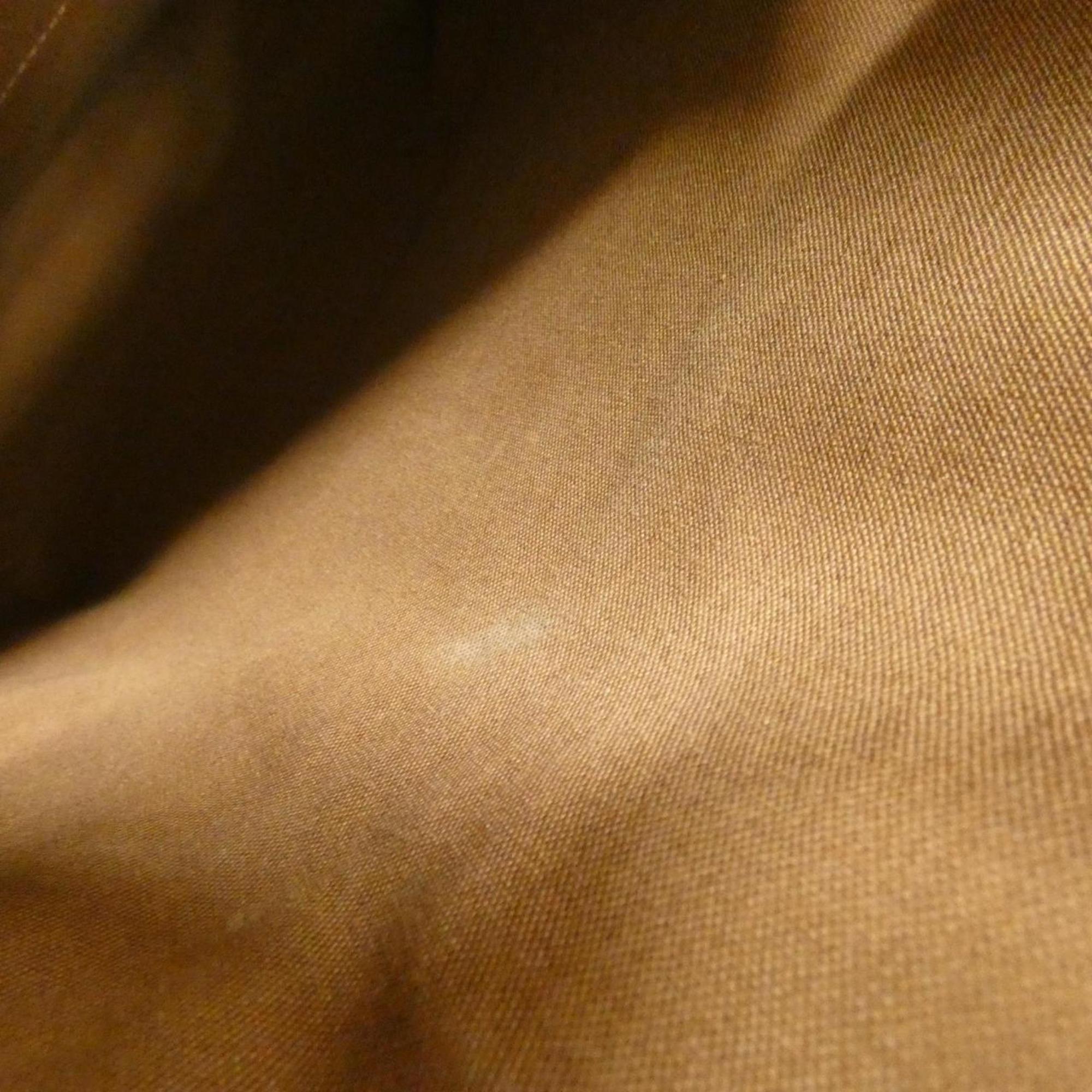 Louis Vuitton Brown Coated Canvas Handbag