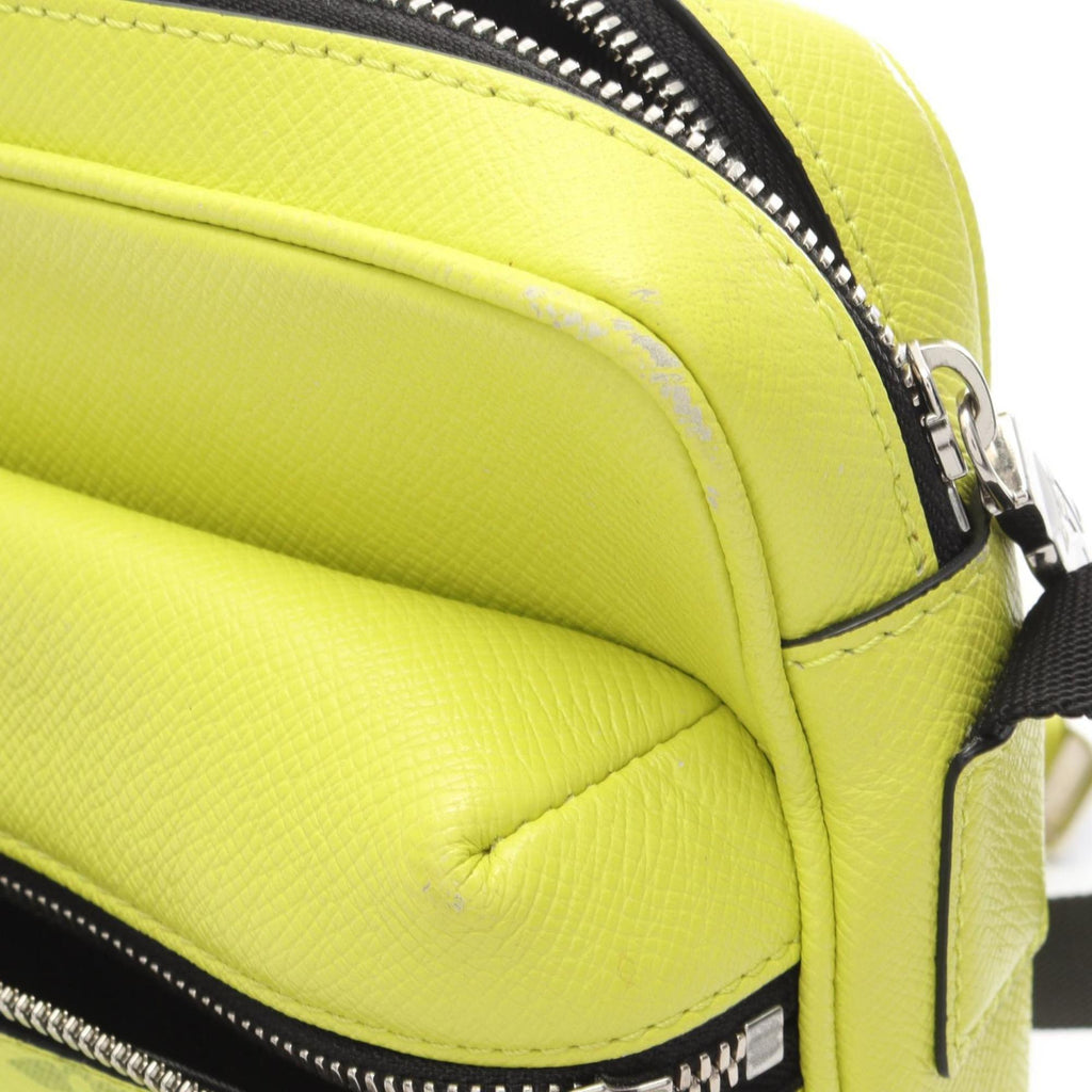 Louis Vuitton Jaune Yellow Coated Canvas Leather Shoulder Bag