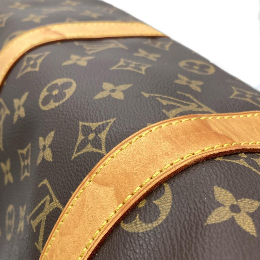 Louis Vuitton Monogram Brown Monogram Leather Boston Bag