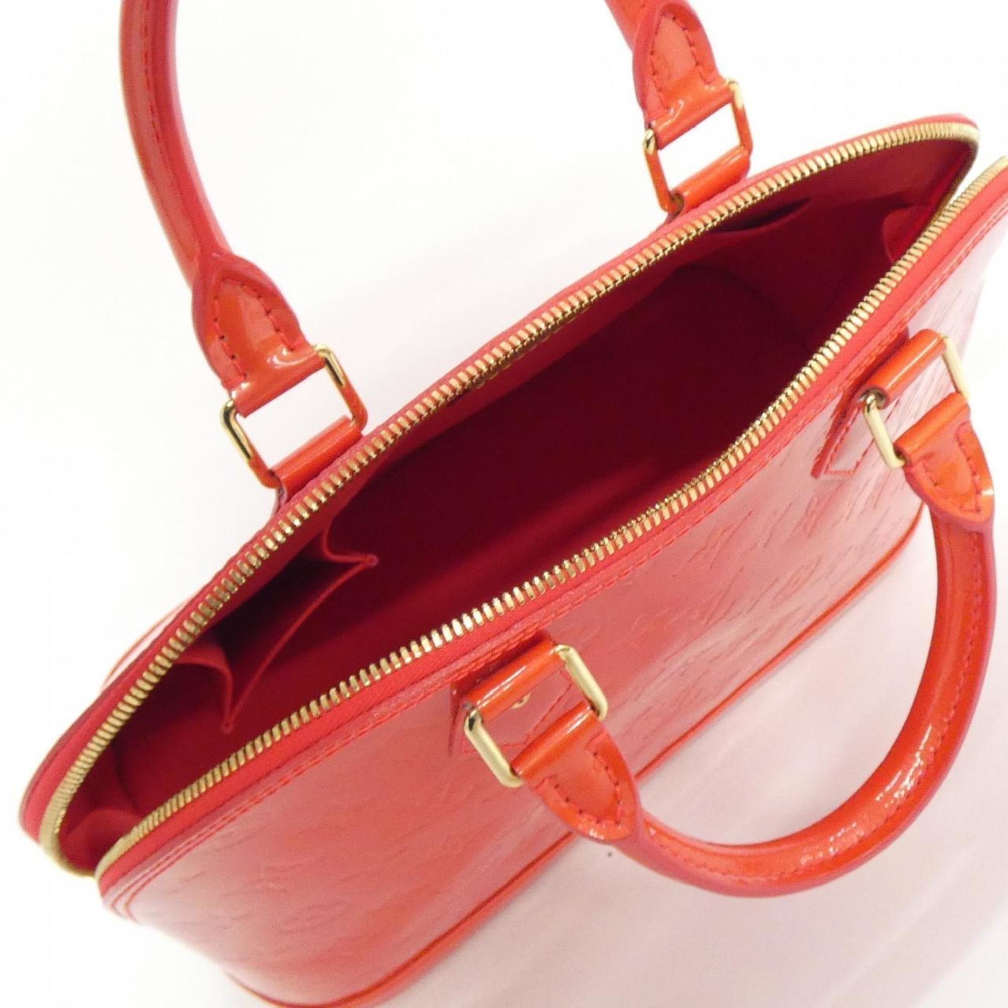 Louis Vuitton Rouge Grenadine Leather Handbag