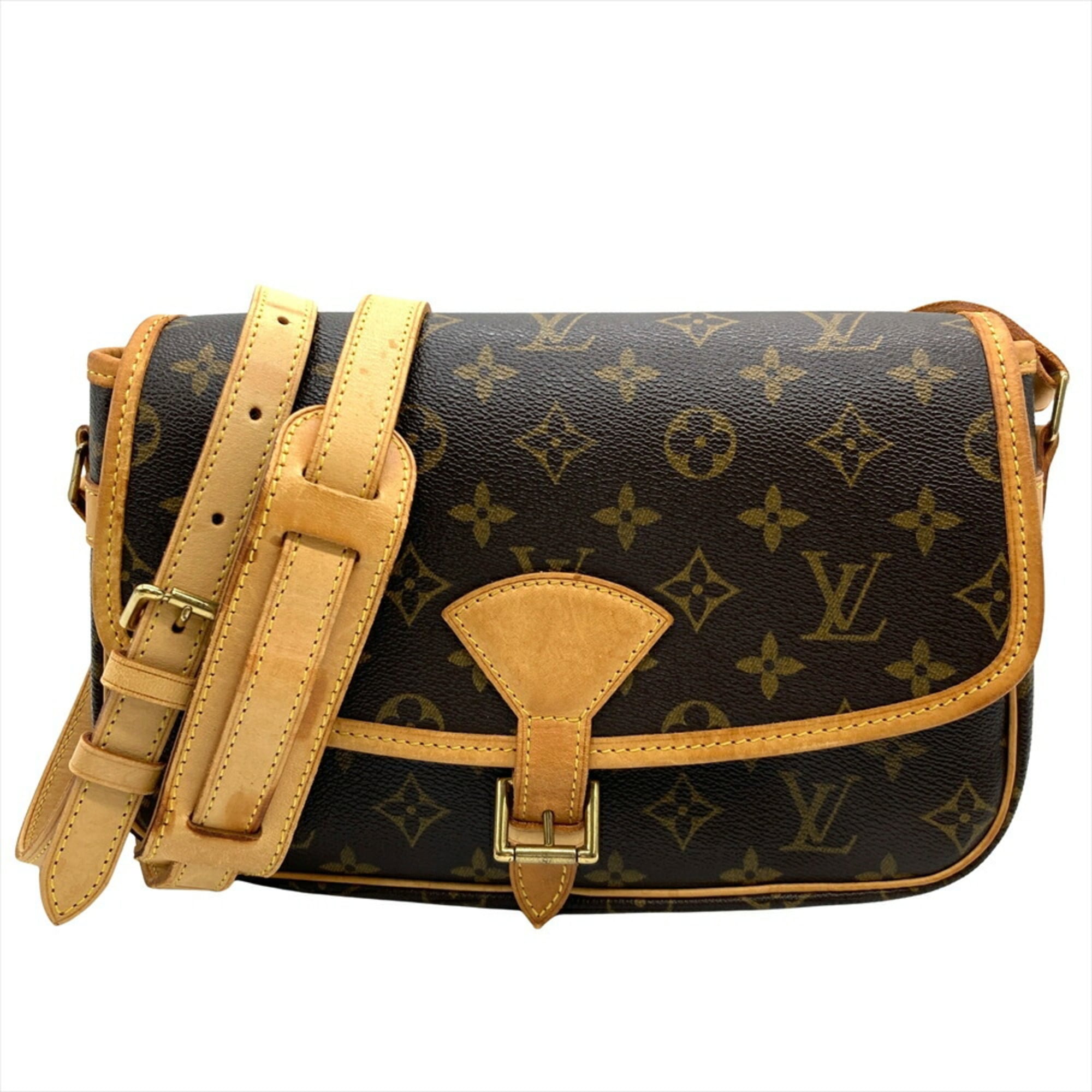 Louis Vuitton Brown Monogram Canvas Shoulder Bag