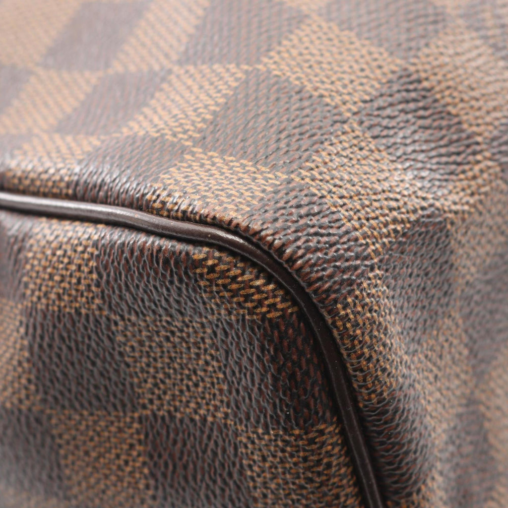 Louis Vuitton Brown Ebene Coated Canvas Leather Handbag