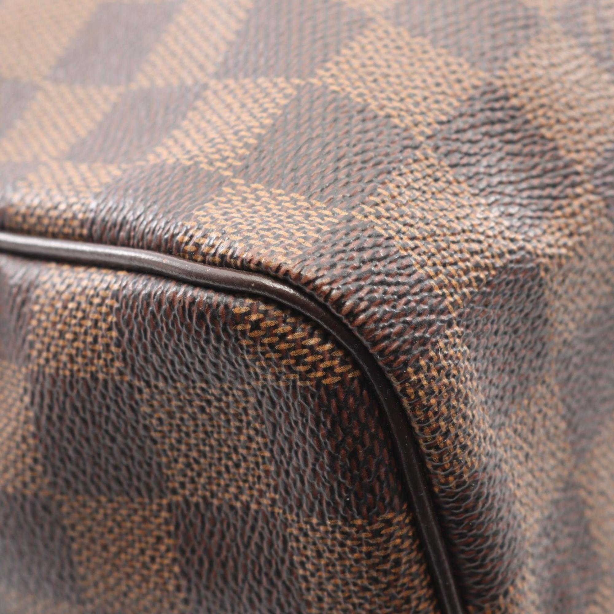 Louis Vuitton Brown Ebene Coated Canvas Leather Handbag