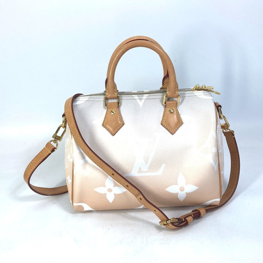 Louis Vuitton Orange Monogram Boston Bag Handbag Shoulder Bag