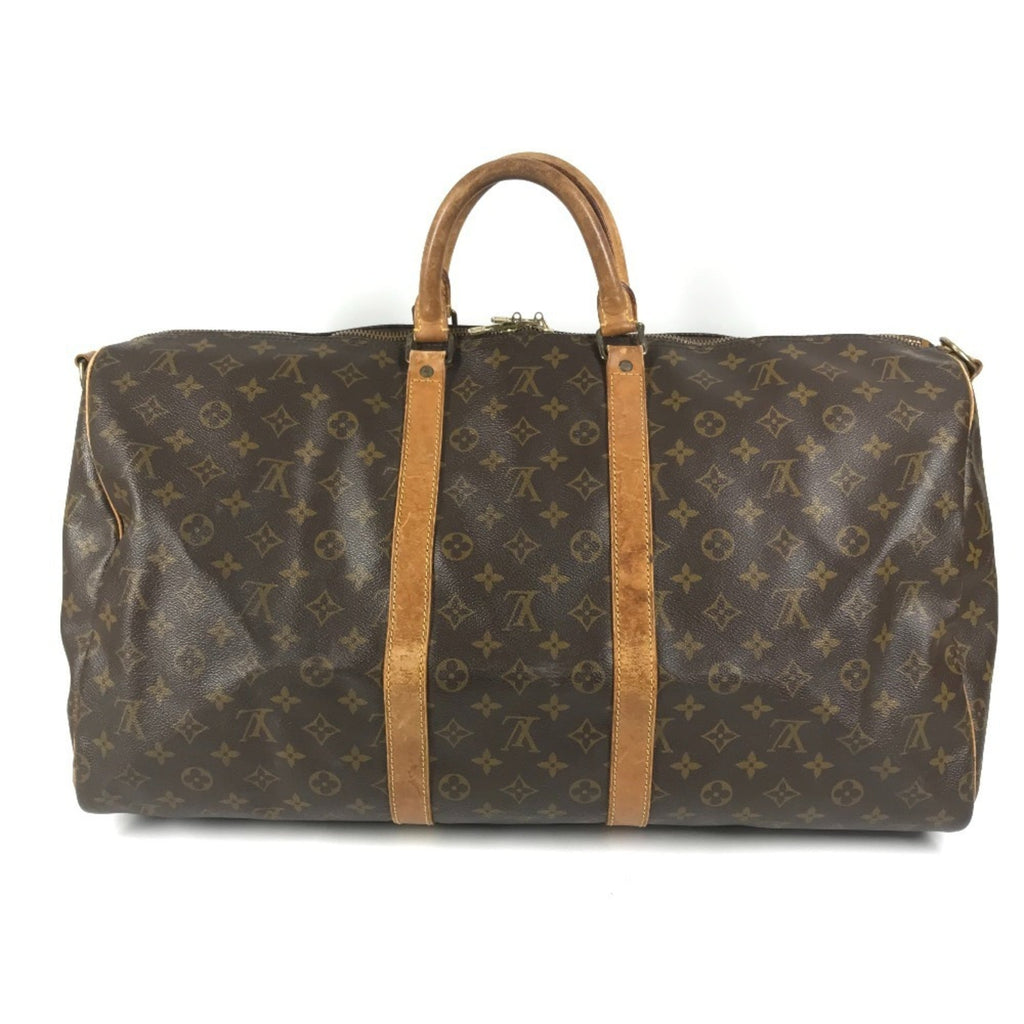 Louis Vuitton Brown Monogram Boston Bag Handbag Shoulder Bag