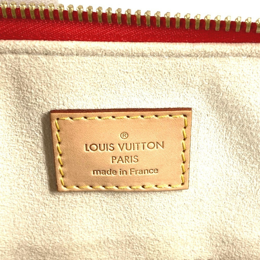 Louis Vuitton Red Color Epi Leather Boston Bag Handbag Shoulder Bag