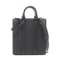 Louis Vuitton Black Noir Leather Handbag Tote Bag