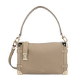 Louis Vuitton Beige Taupe Leather Shoulder Bag