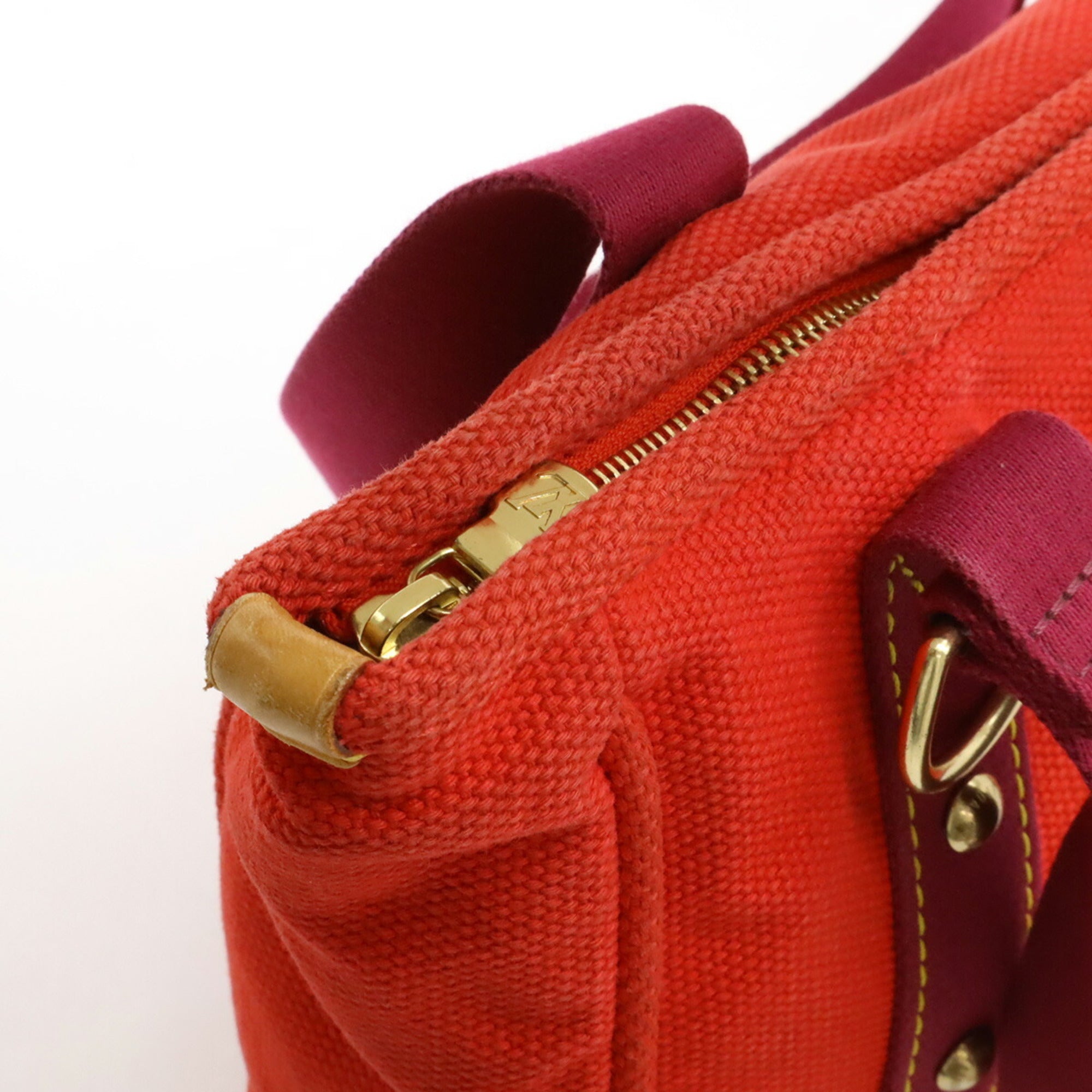 Louis Vuitton Purple Rouge Canvas Shoulder Bag Tote Bag
