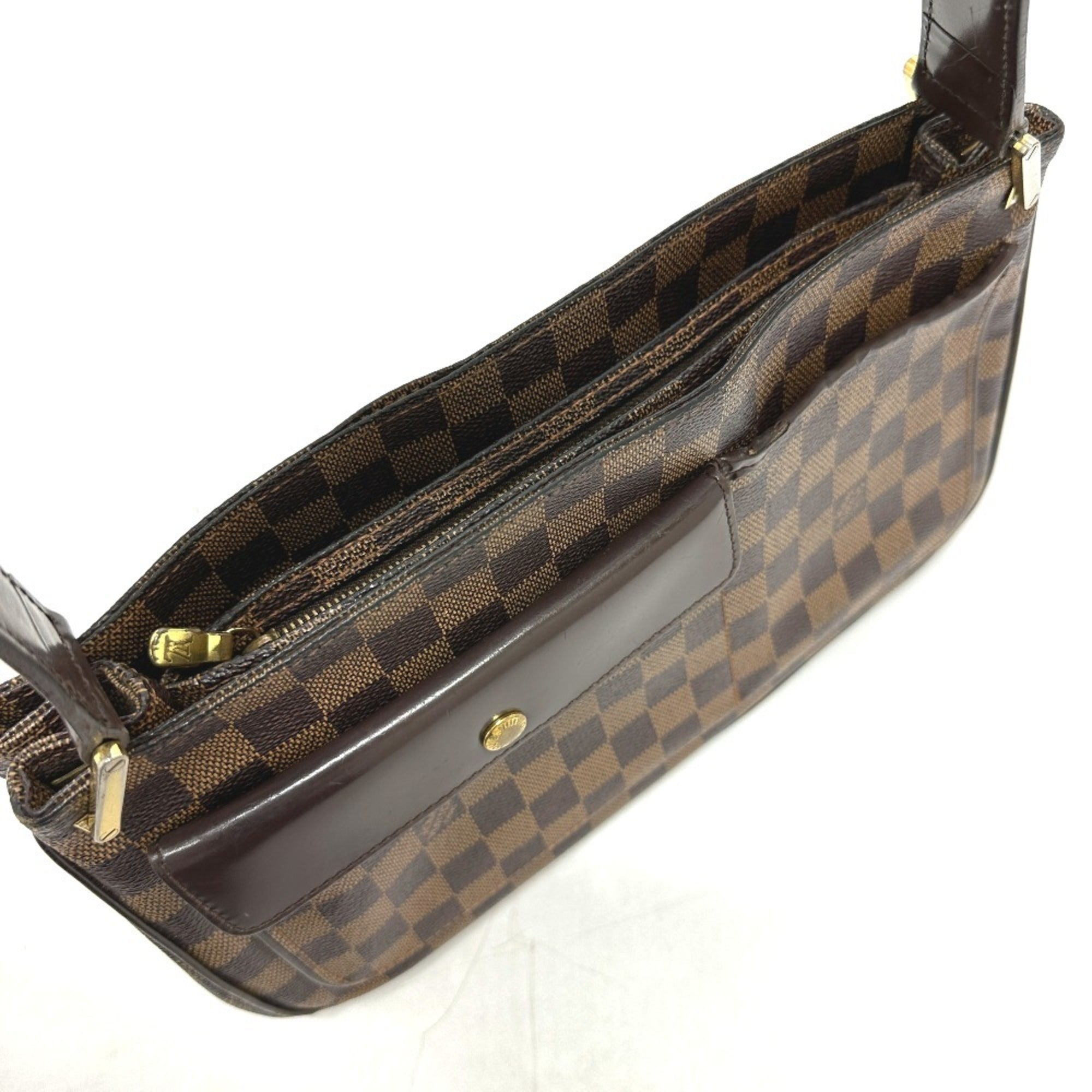 Louis Vuitton Damier Brown Ebene Damier Canvas Shoulder Bag