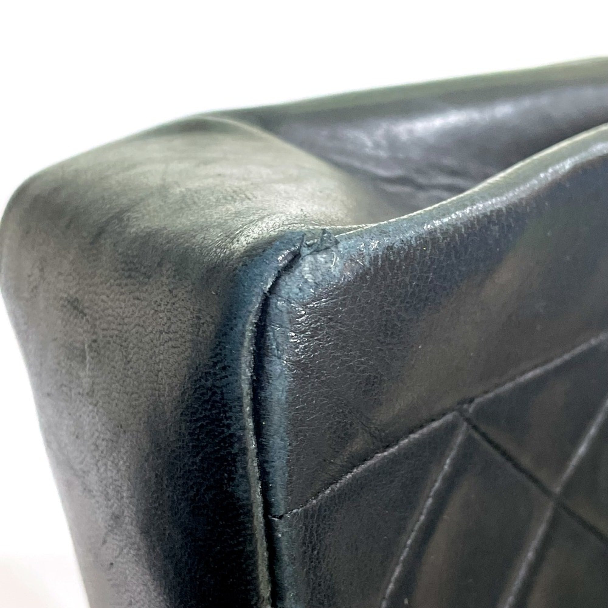 Chanel Black Leather Shoulder Bag
