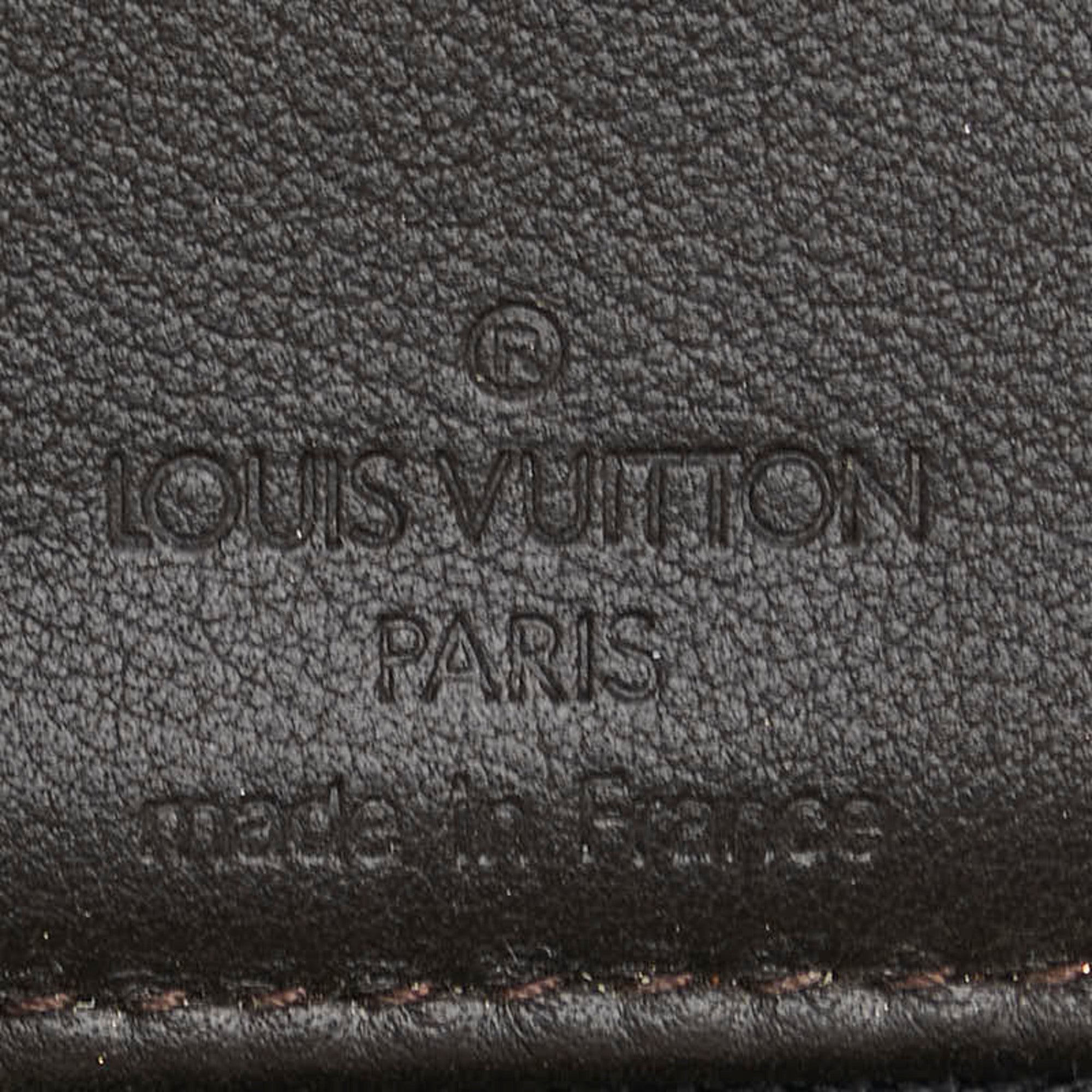 Louis Vuitton Damier Geant Black Noir Canvas Leather Long Wallet