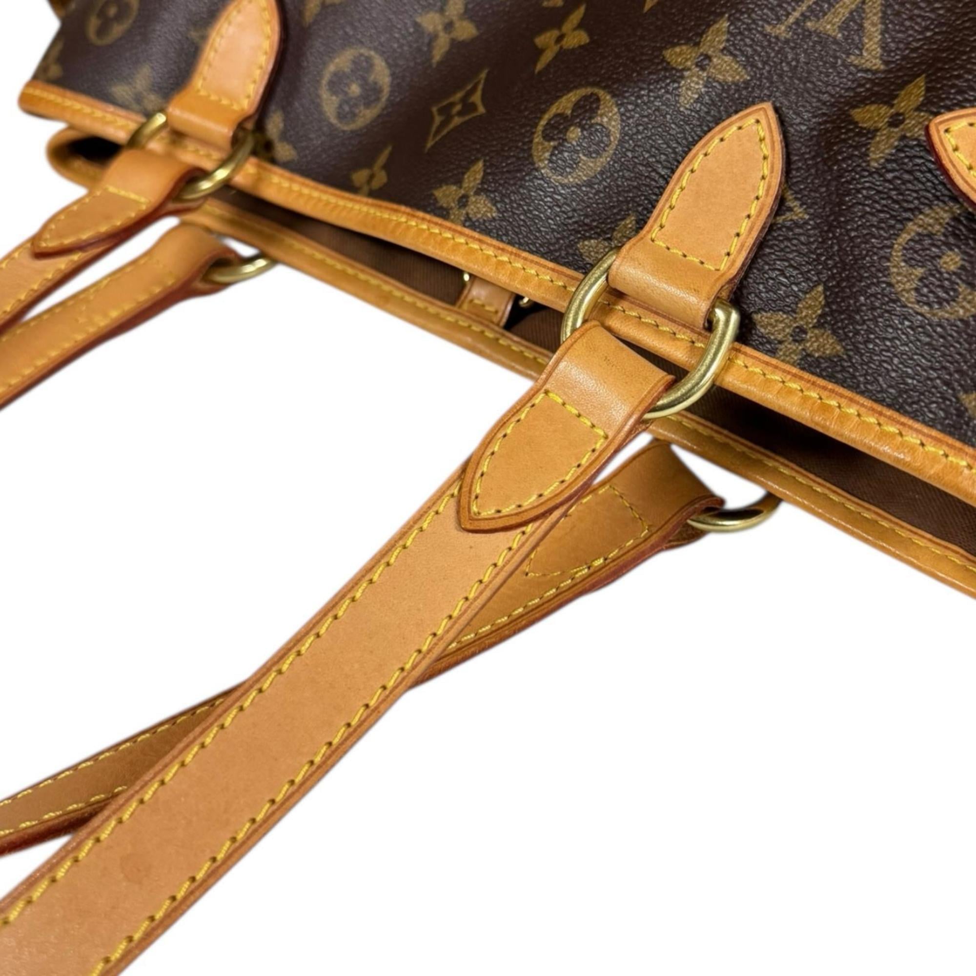 Louis Vuitton Brown Monogram Canvas Shoulder Bag