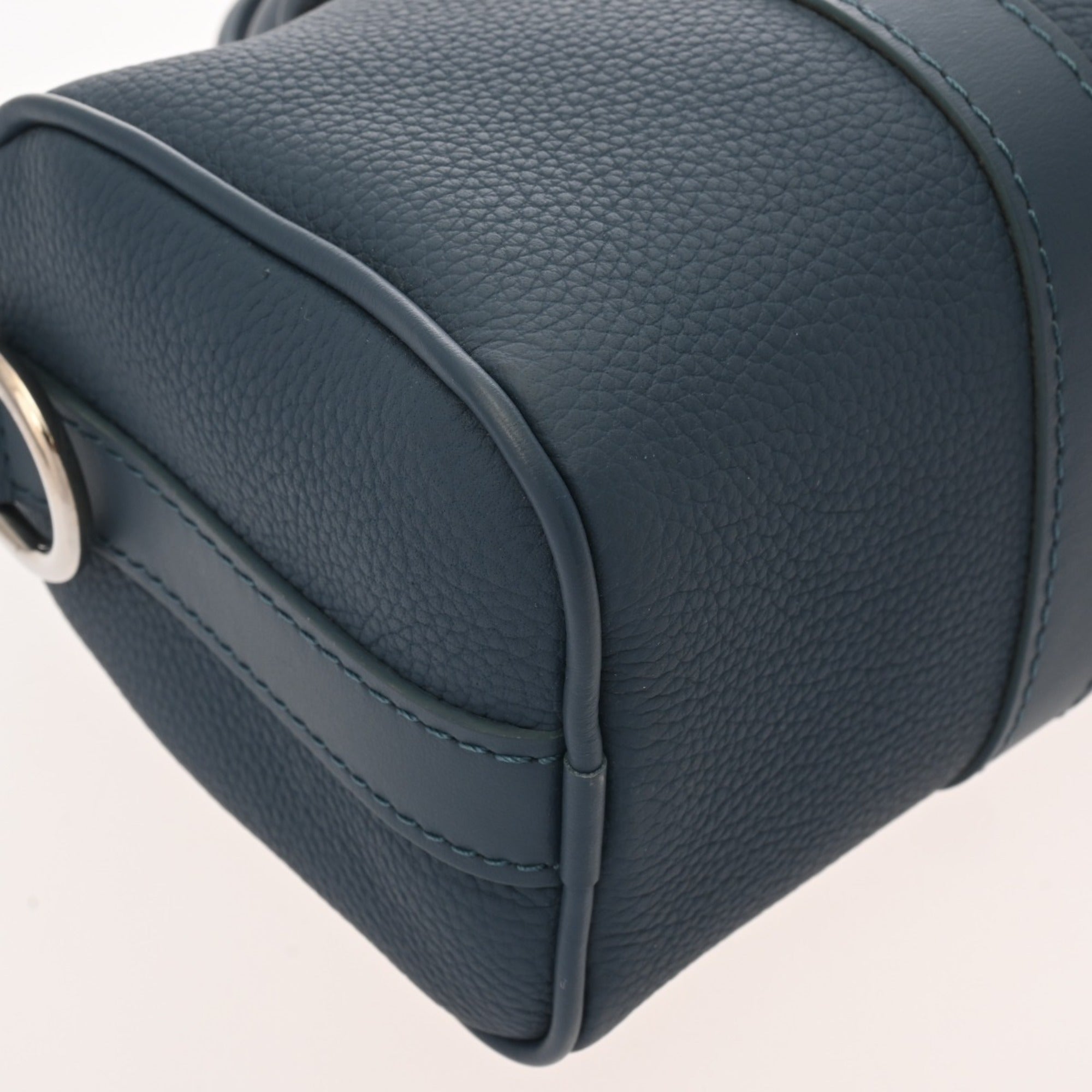 Louis Vuitton Blue Leather Handbag