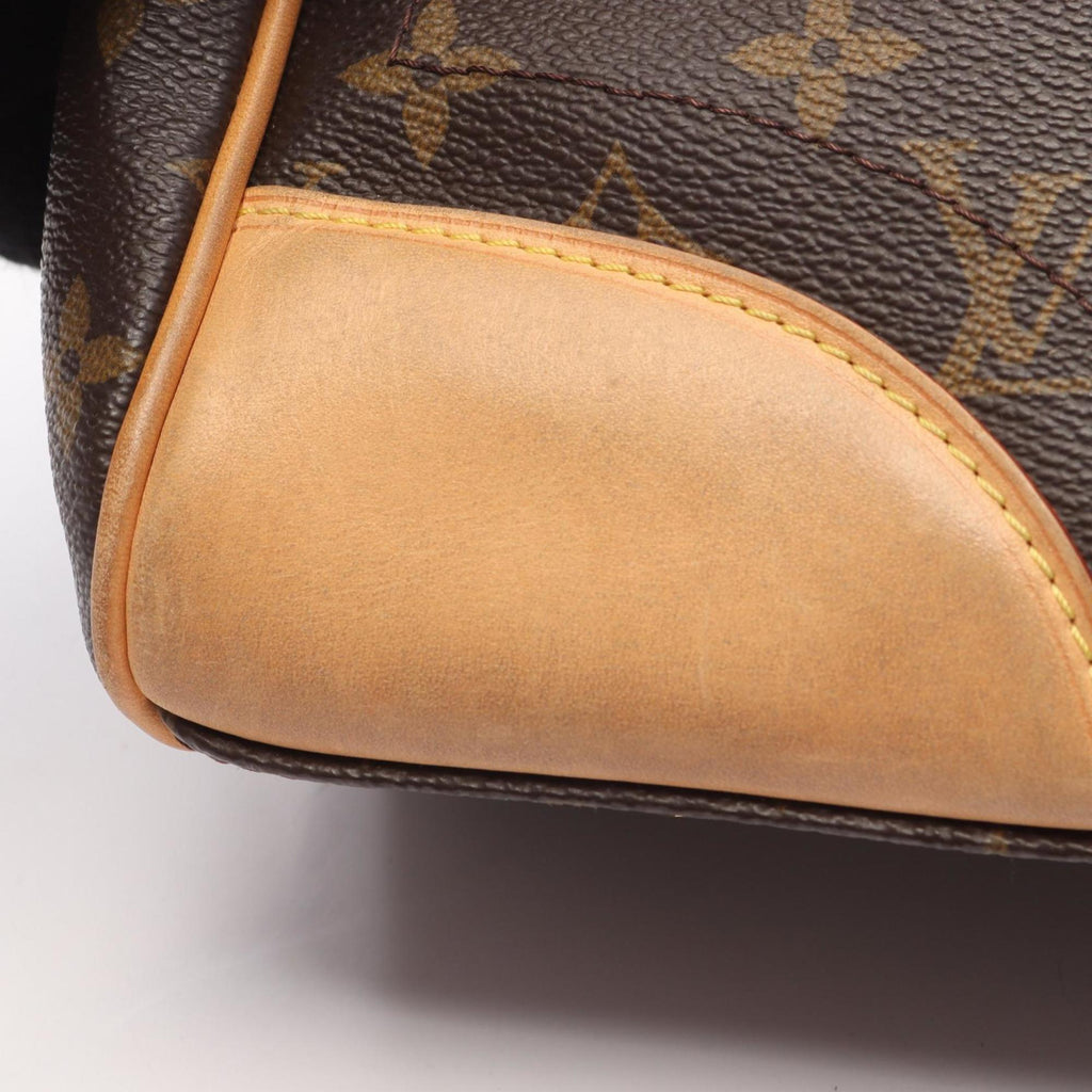Louis Vuitton Brown Pvc Leather Shoulder Bag