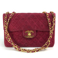 Chanel Red Leather Shoulder Bag