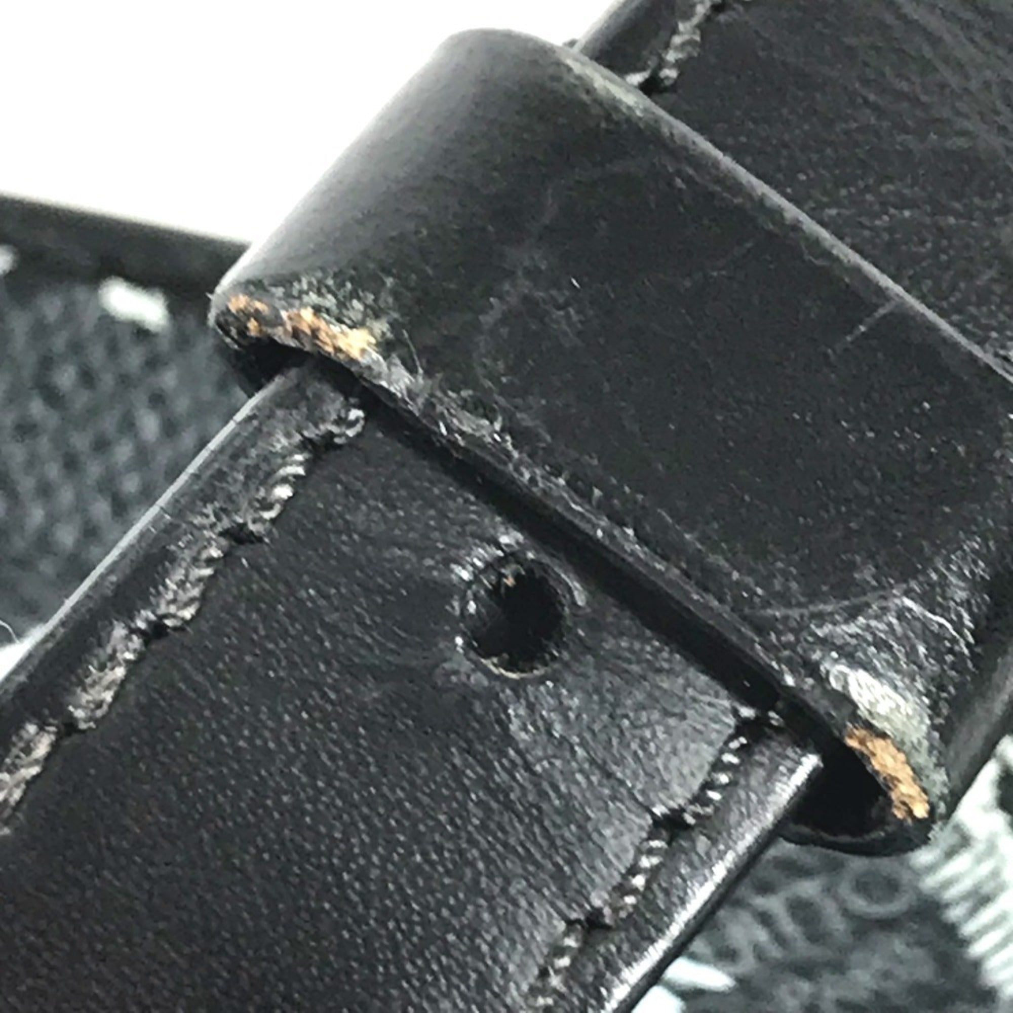 Louis Vuitton Black Damier Graphite Pochette Shoulder Bag