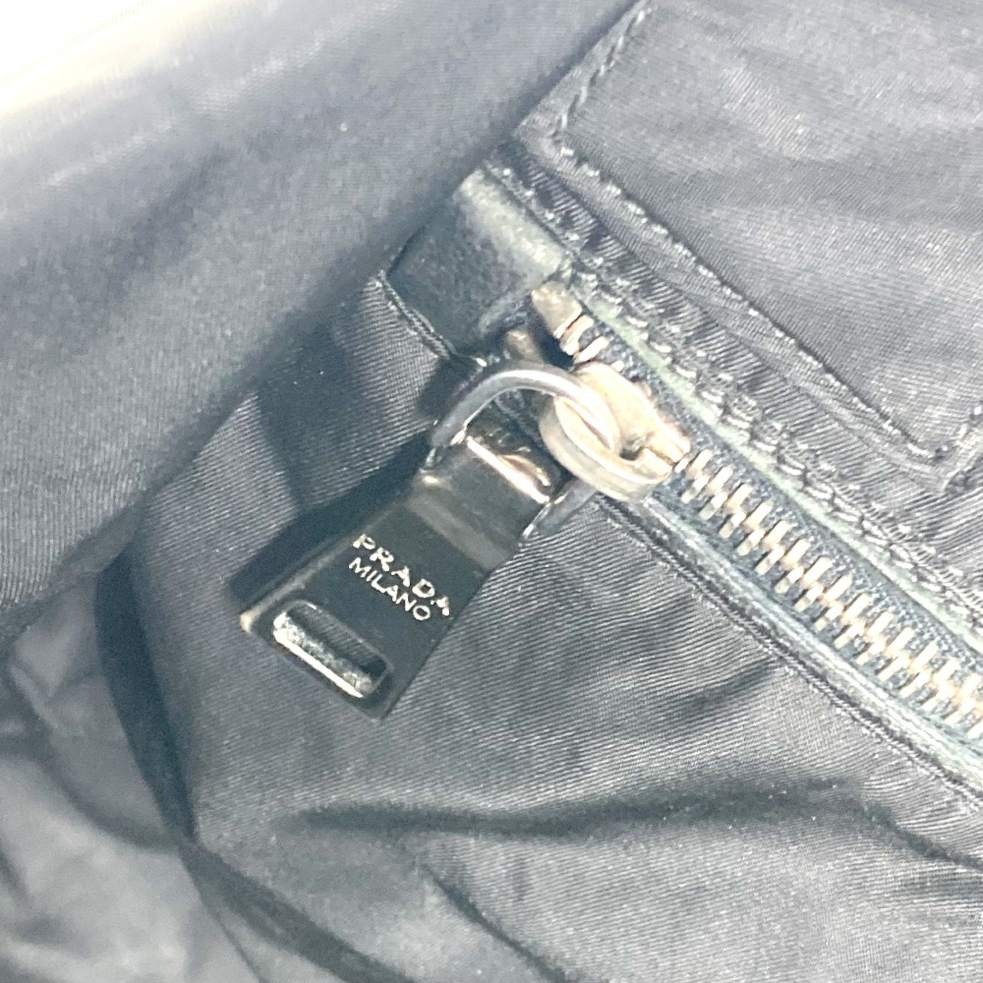Prada Black Cloth Shoulder Bag