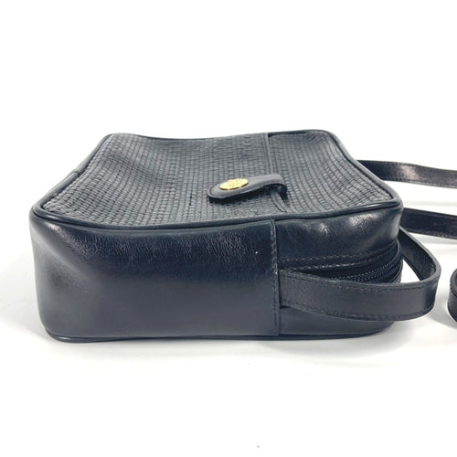 Celine Black Leather Pochette Shoulder Bag